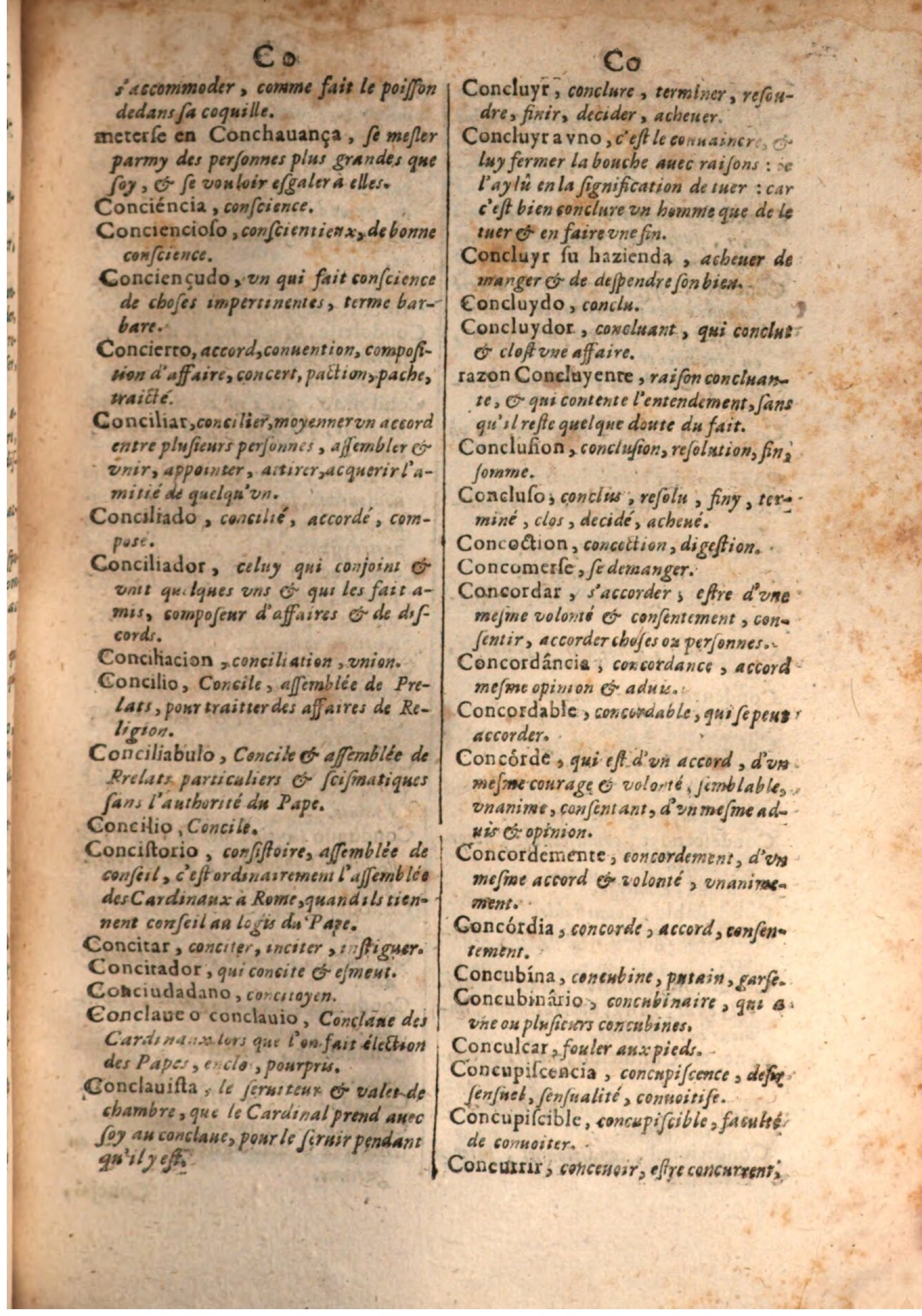 1645 - A. de Sommaville et A. Courbé - Trésor des deux langues espagnole et française - BSB Munich