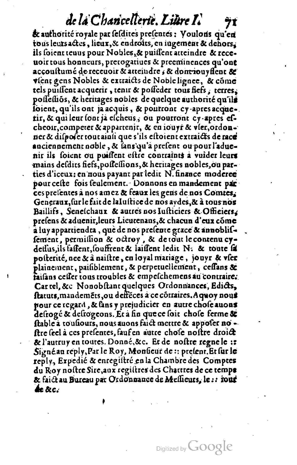 1614 - Jean Richer - Trésor du nouveau style et protocole de la chancellerie de France - BSB Munich