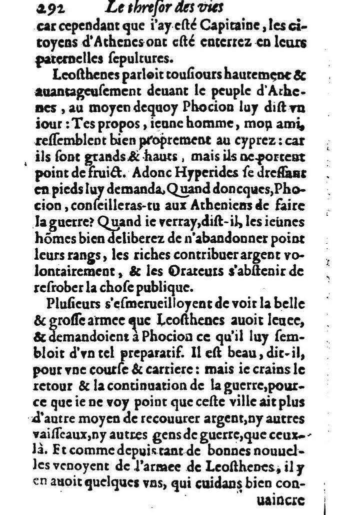 1611 - Pierre Rigaud - Trésor des vies de Plutarque - BM Lyon