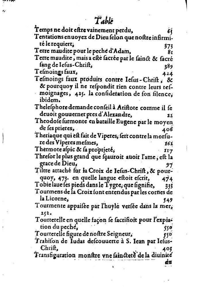 1607 - Nicolas Du Fossé - Trésor quadragésimal - T 02 - BM Lyon