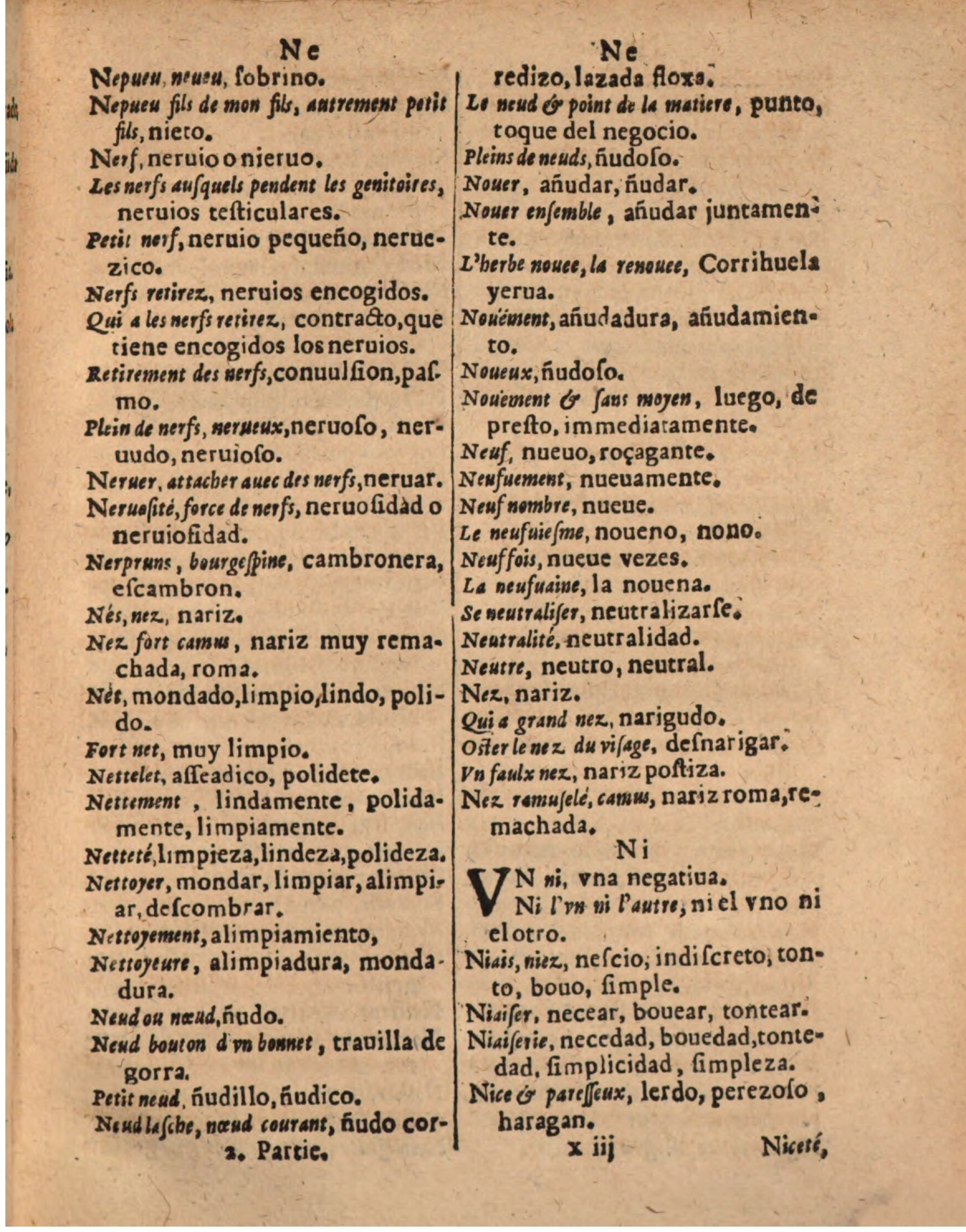 1624 - Hubert Antoine - Trésor des deux langues espagnole et française (Seconde partie) - BSB Munich