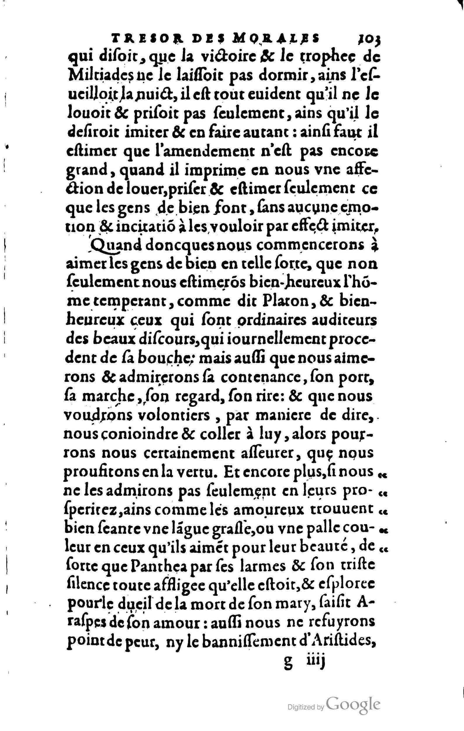 1578 - Jean Poupy - Trésor des morales de Plutarque - BSB Munich