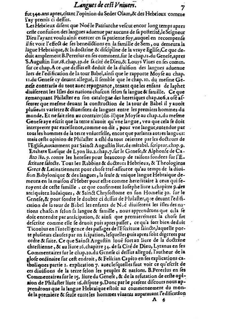1613 - Matthieu Berjon - Trésor de l’histoire des langues de cet univers - BM Lyon