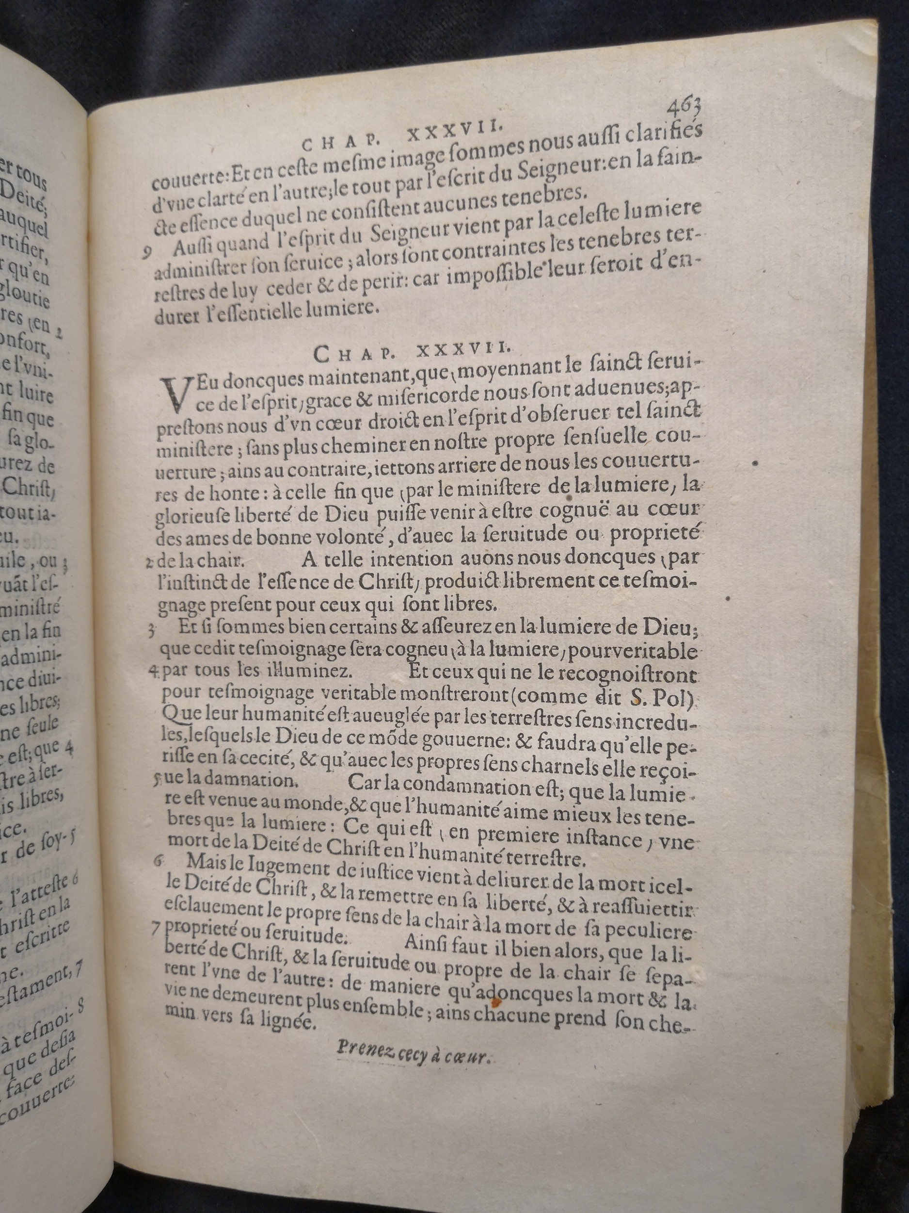 1581c. - Christophe Plantin - Le Livre des témoignages du Trésor caché au champ - Anvers Musée Plantin-Moretus