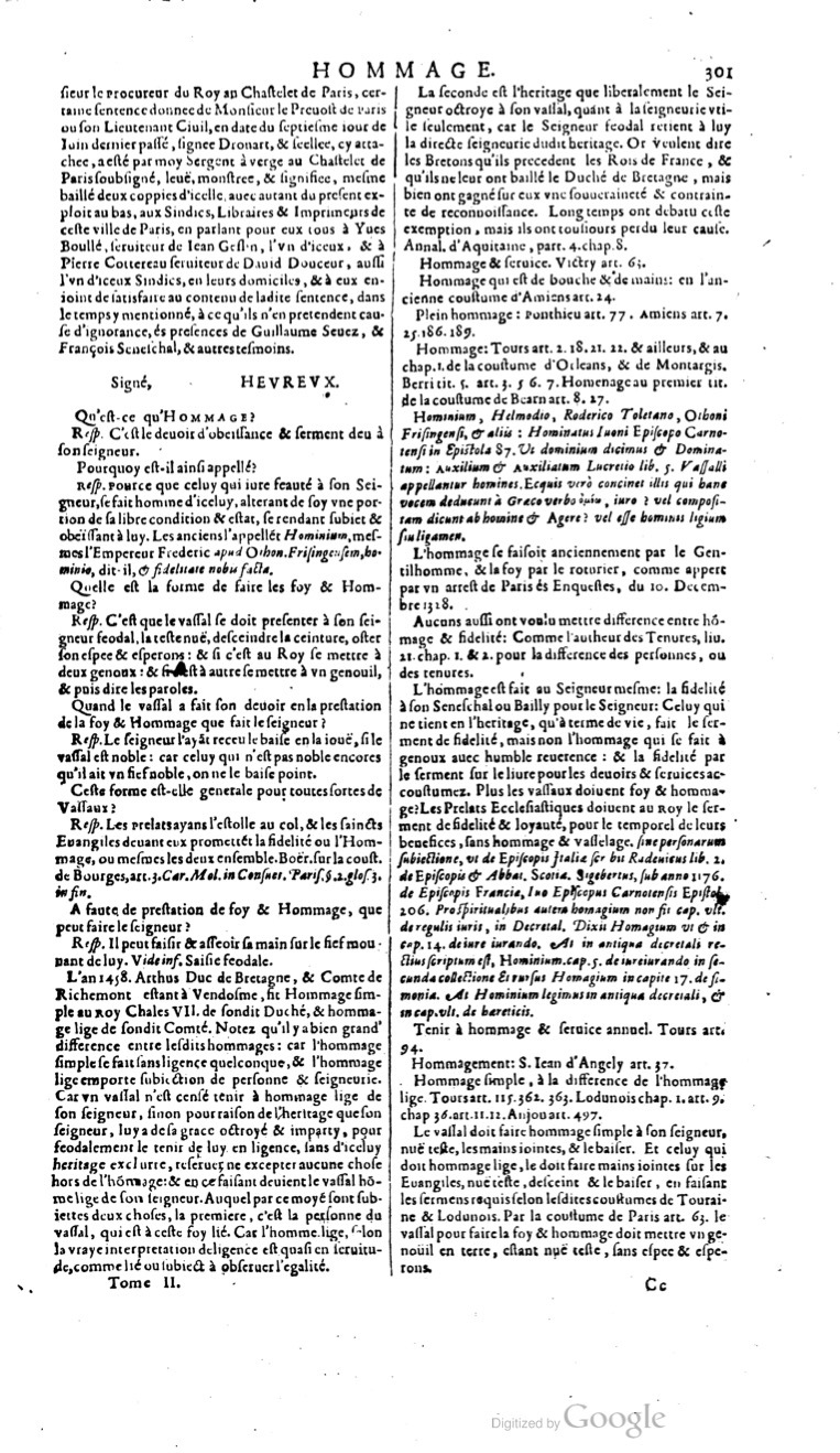 1629 - Veuve Nicolas Buon - Trésor du droit français (29620 T. 2) - BM Lyon