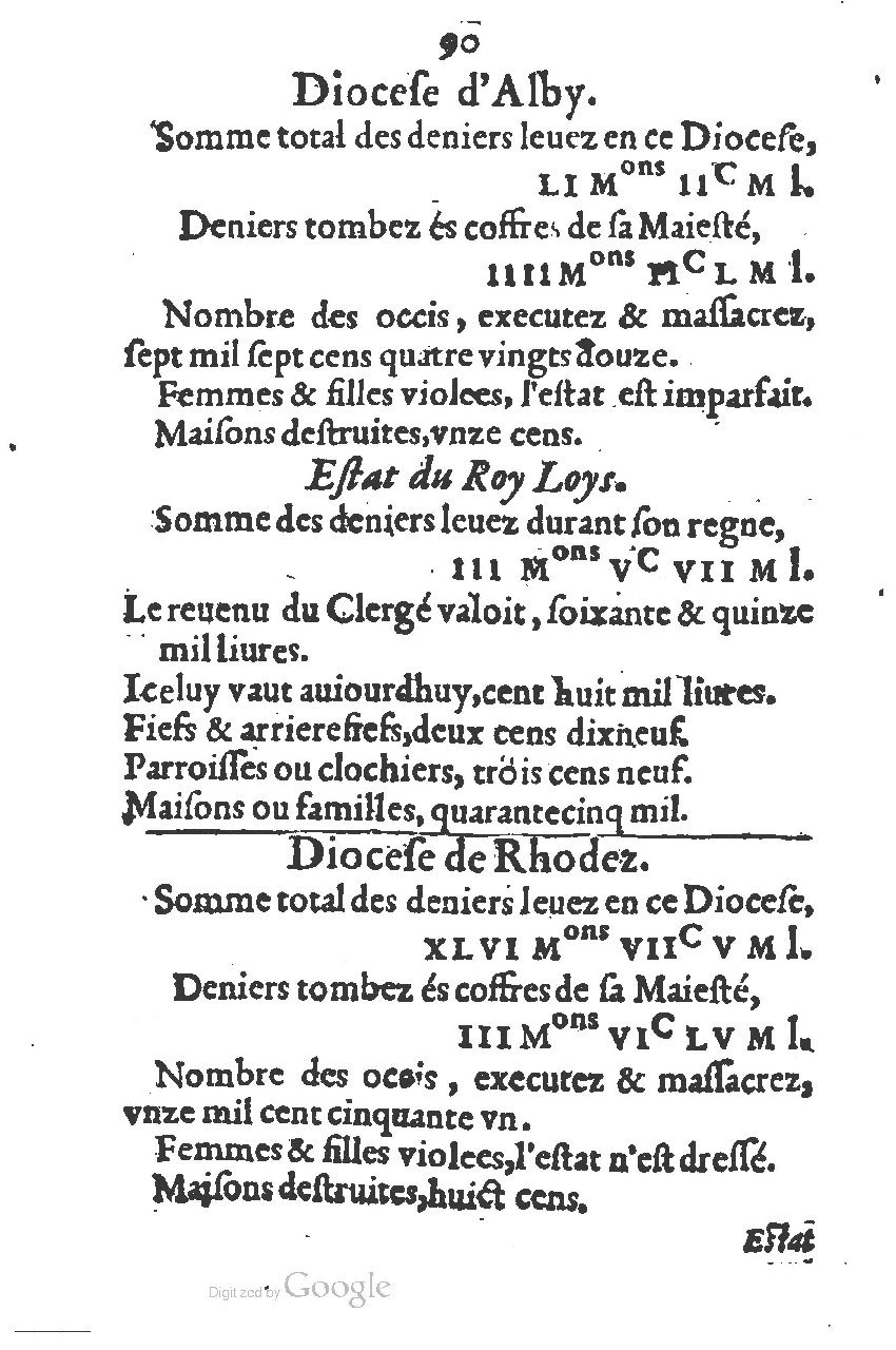 1581 - s.n. - Secret des trésors de France (Livre II) - BSB Munich