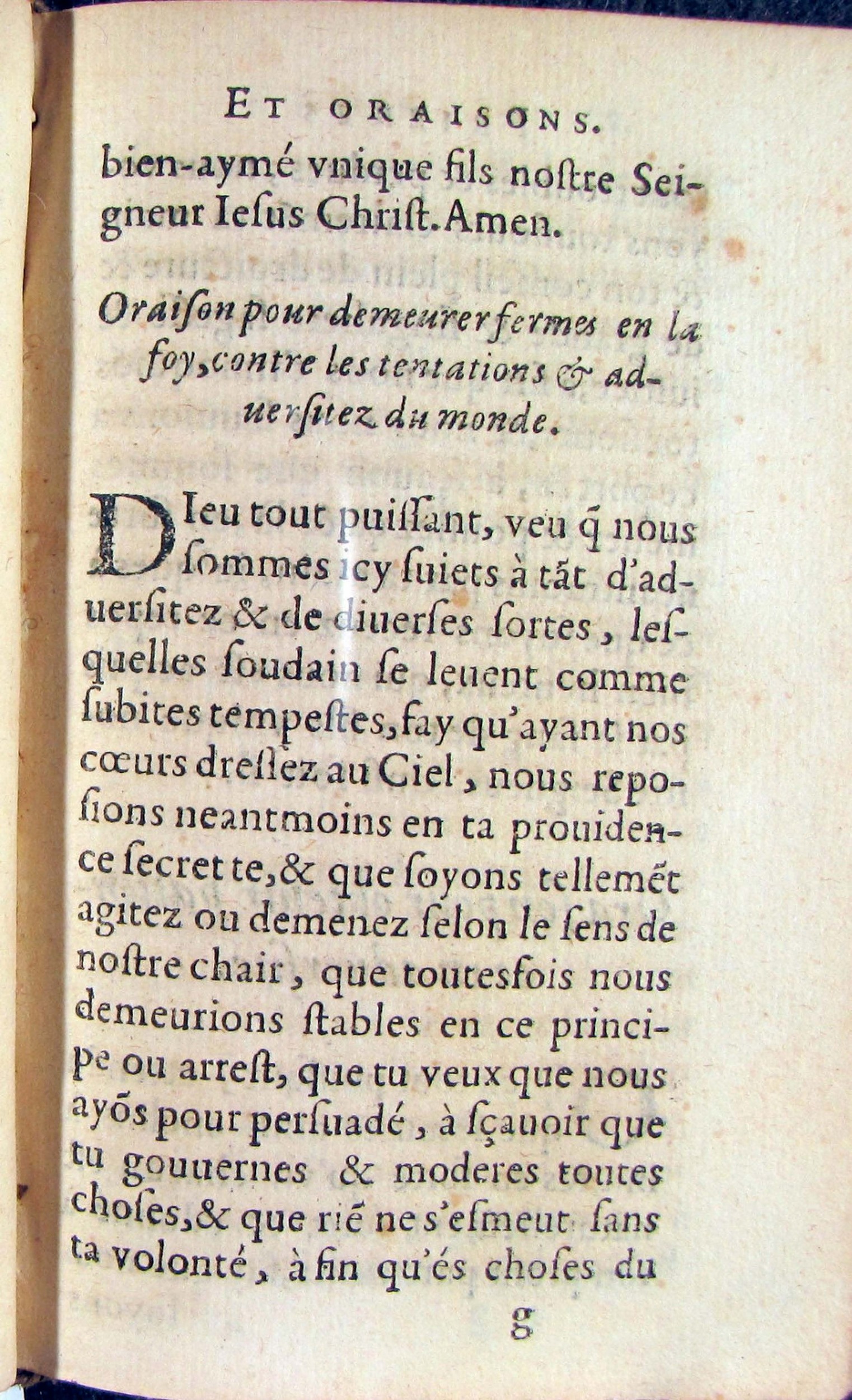 1572 - Antoine Certia - Trésor des prières, oraisons et instructions chrétiennes - Nîmes