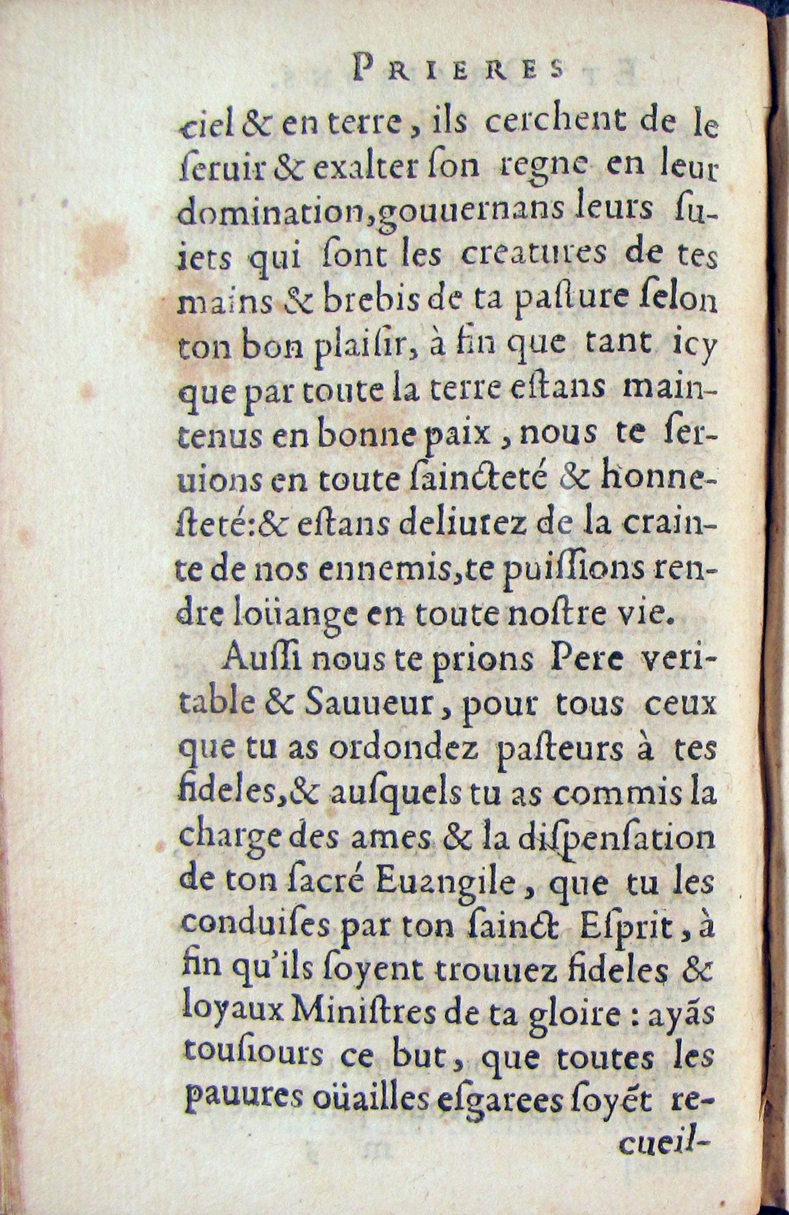 1572 - Antoine Certia - Trésor des prières, oraisons et instructions chrétiennes - Nîmes