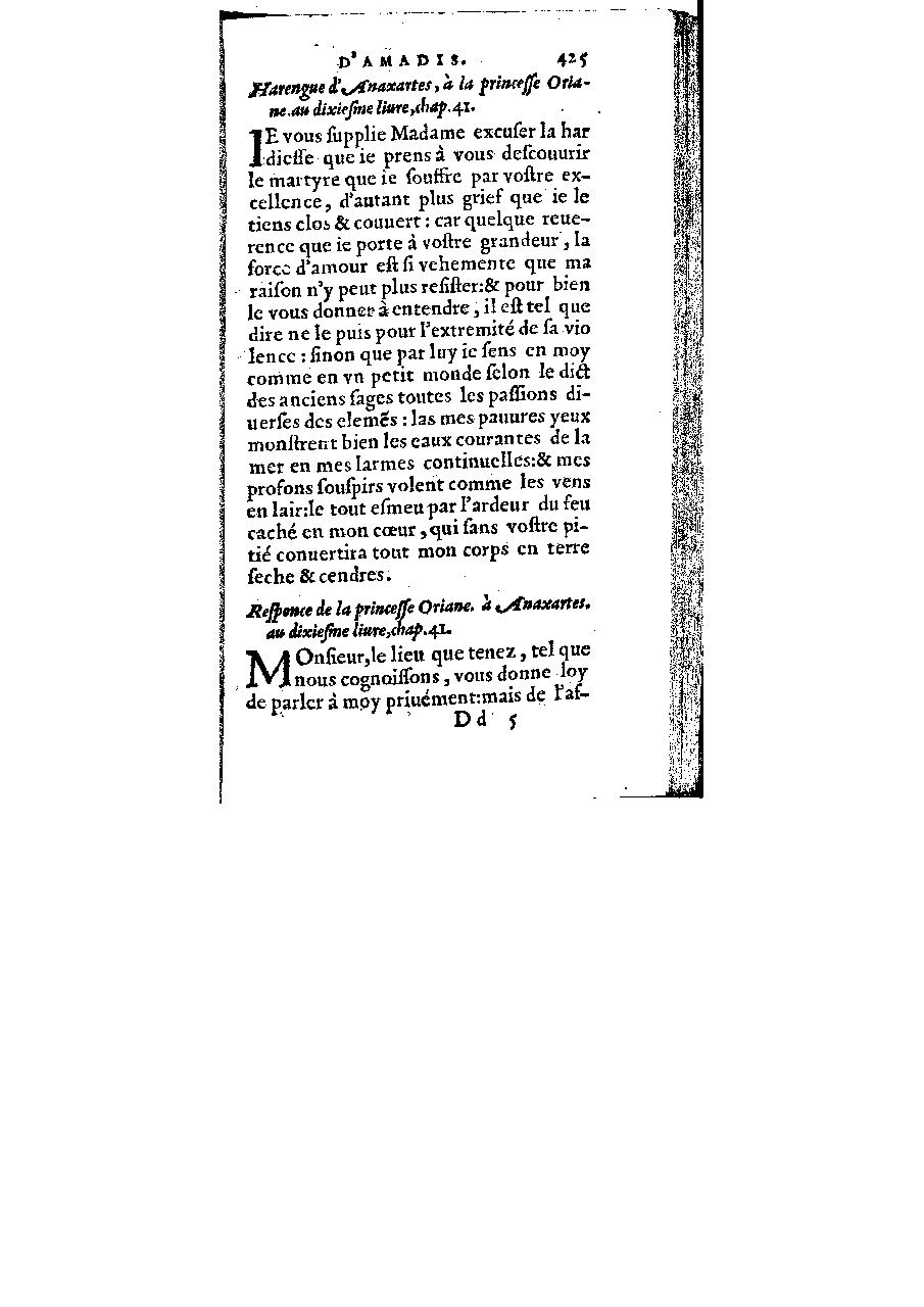 1572 - Veuve Gabriel Cotier - Trésor des Amadis - BM Lyon