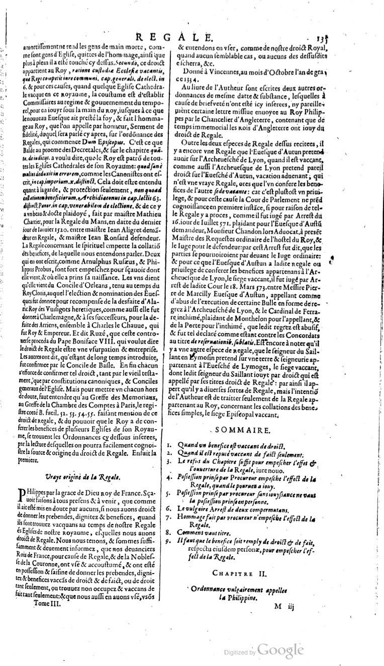1629 - Veuve Nicolas Buon - Trésor du droit français (21754 T. 3) - BM Lyon