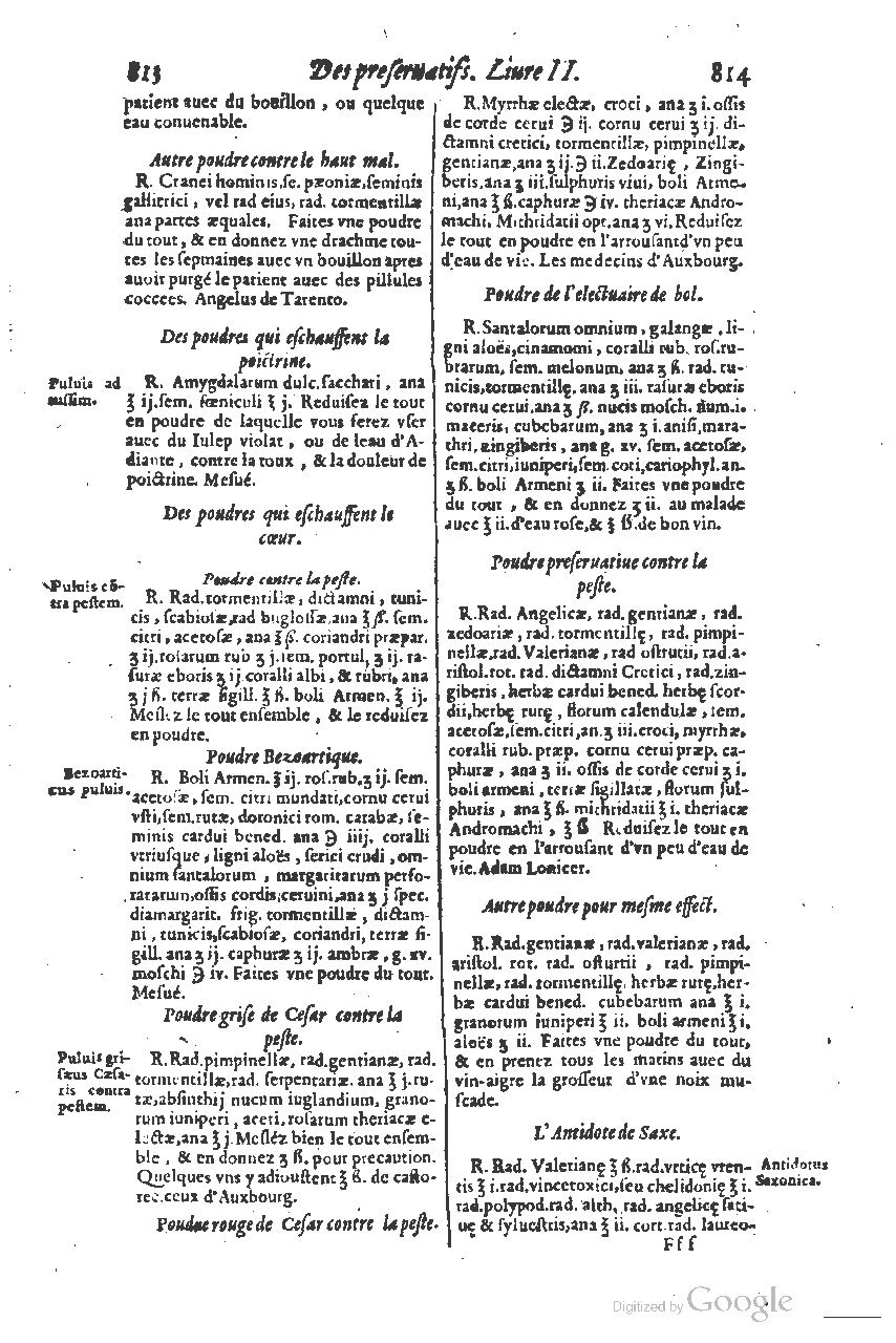 1616 - Étienne Gamonet - Grand trésor ou dispensaire - BSB Munich