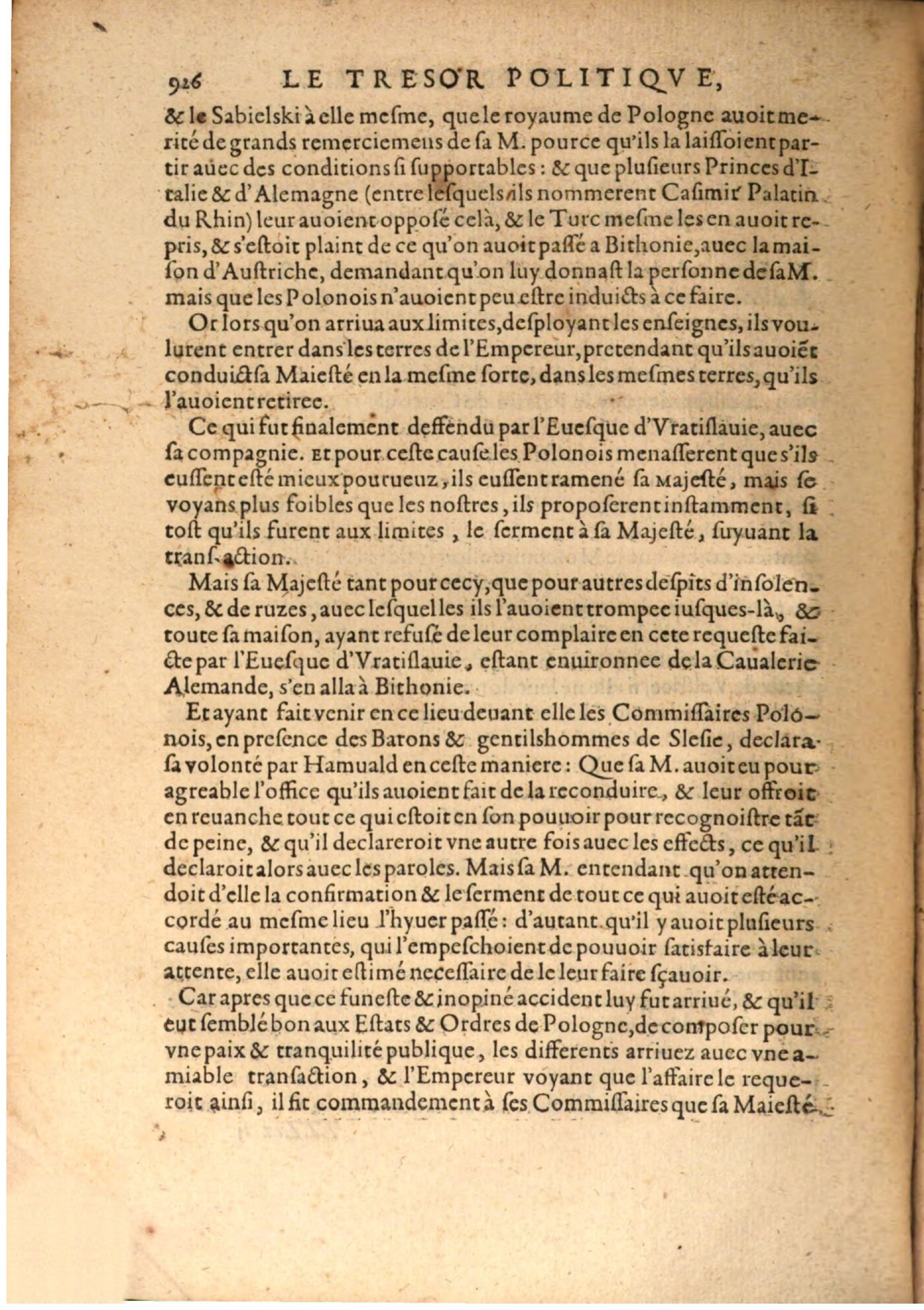 1608 - Nicolas Du Fossé - Trésor politique - BSB Munich