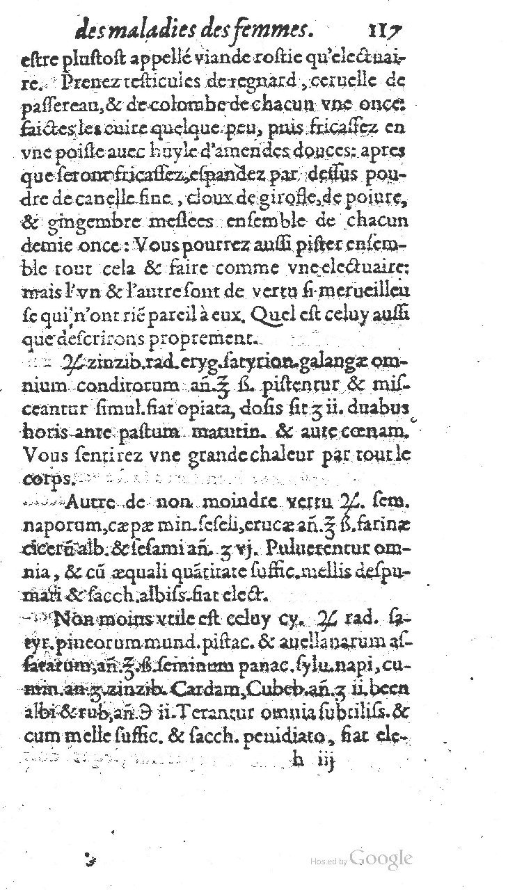 1585 - Jacques du Puis - Trésor des remèdes secrets pour les maladies des femmes - BnF
