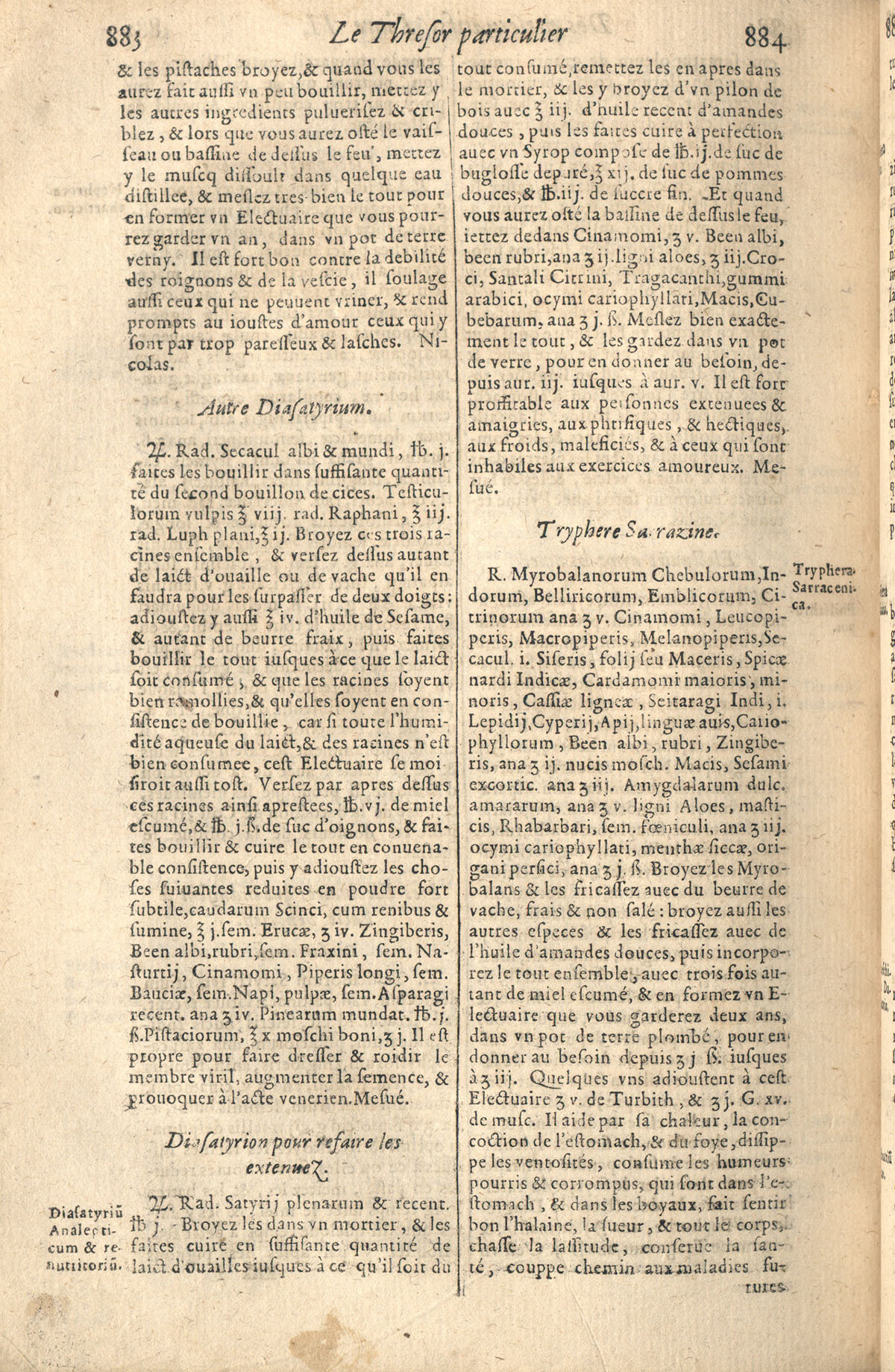 1610 - Étienne Gamonet - Grand Trésor ou dispensaire - CESR Tours