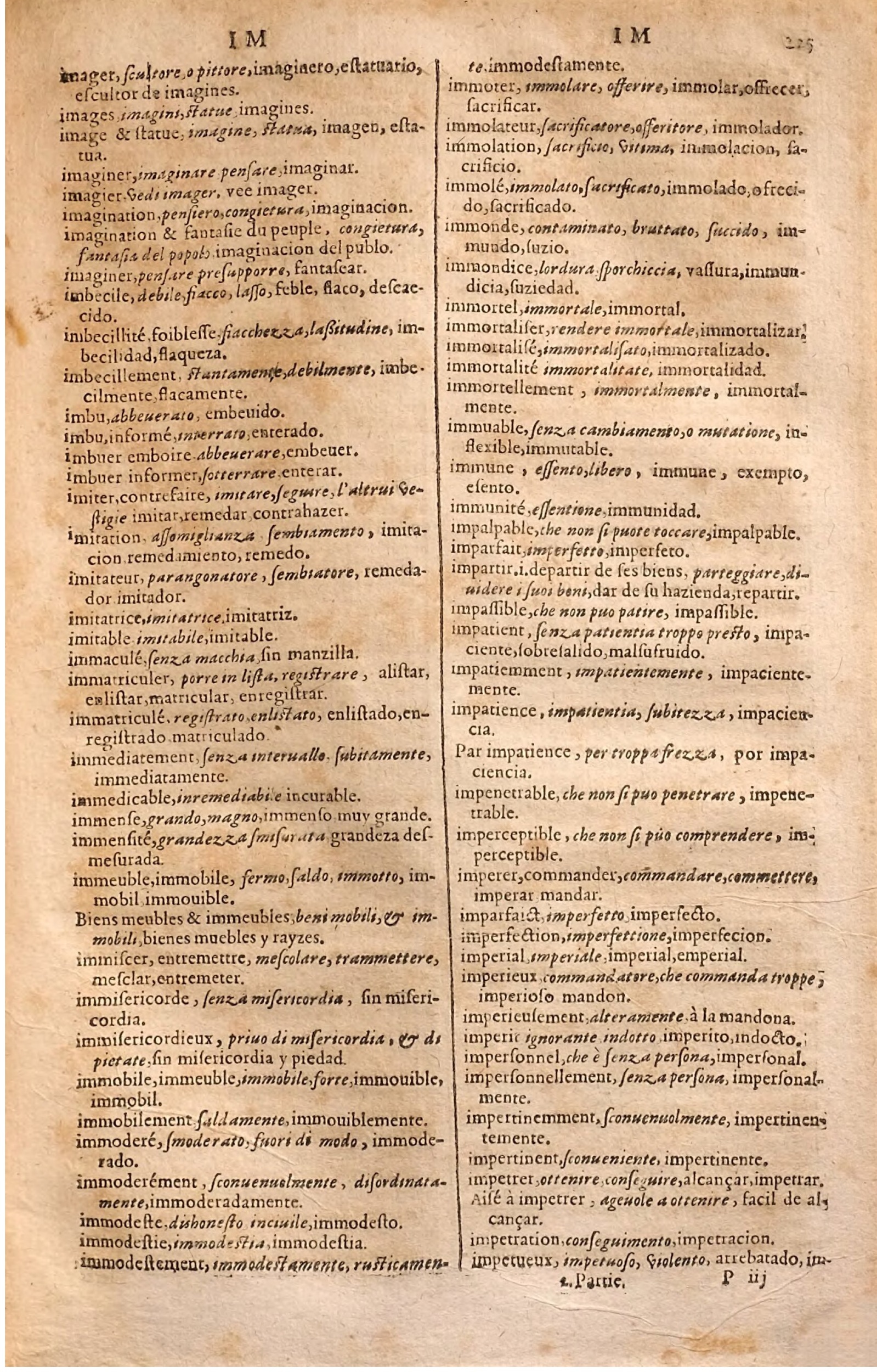 1627 - Jacques Crespin - Trésor des trois langues (Seconde partie) - Regensburg