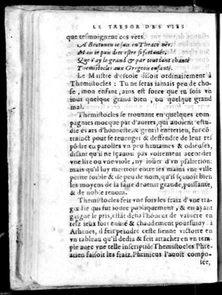 1574 - Benoît Rigaud - Trésor des vies de Plutarque - Avignon