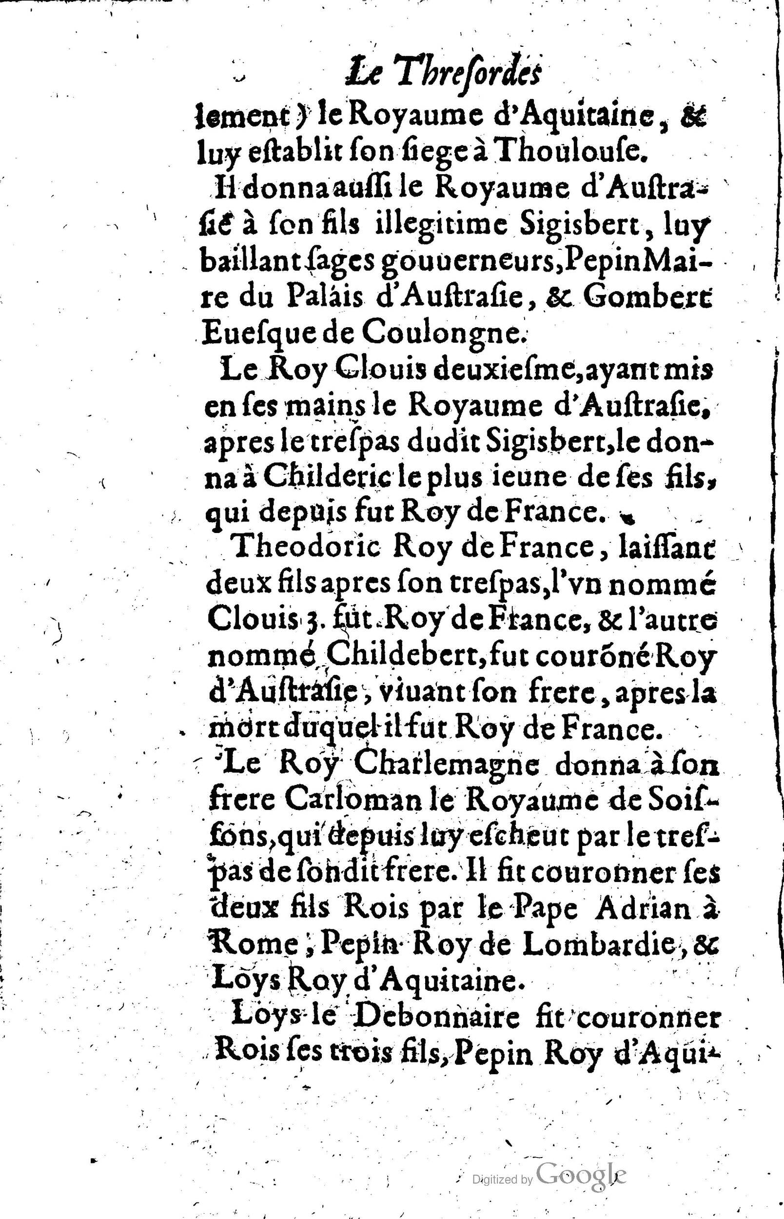 1619 - Jean Corrozet - Trésor des histoires de France - Anvers Musée Plantin-Moretus