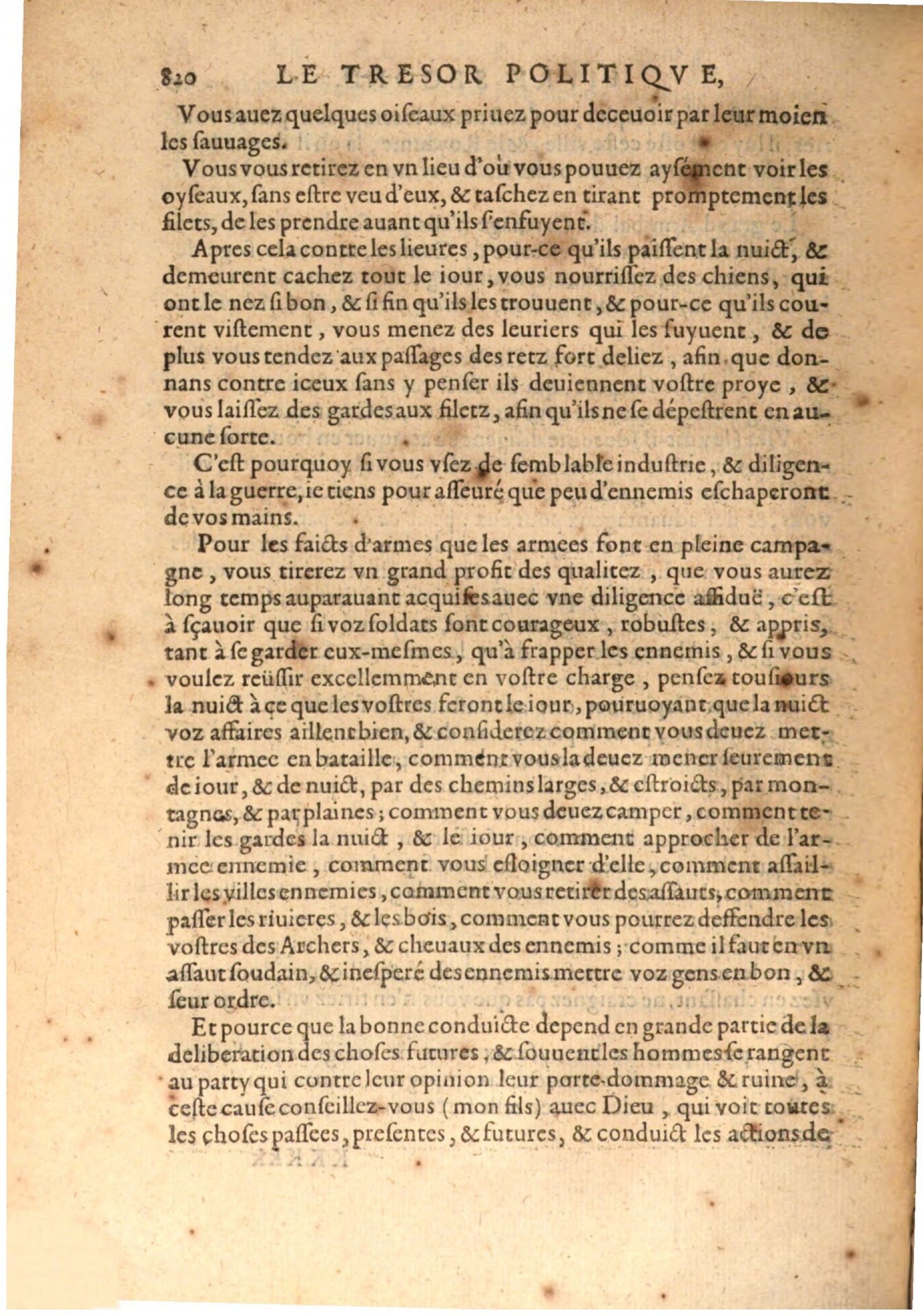 1608 - Nicolas Du Fossé - Trésor politique - BSB Munich