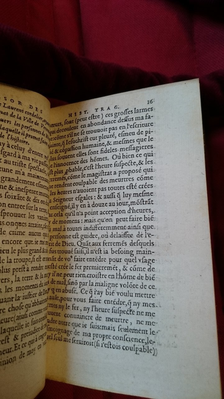 1581 - Pierre Le Voirier et Gervais Mallot - Trésor des histoires tragiques - BnF Richelieu
