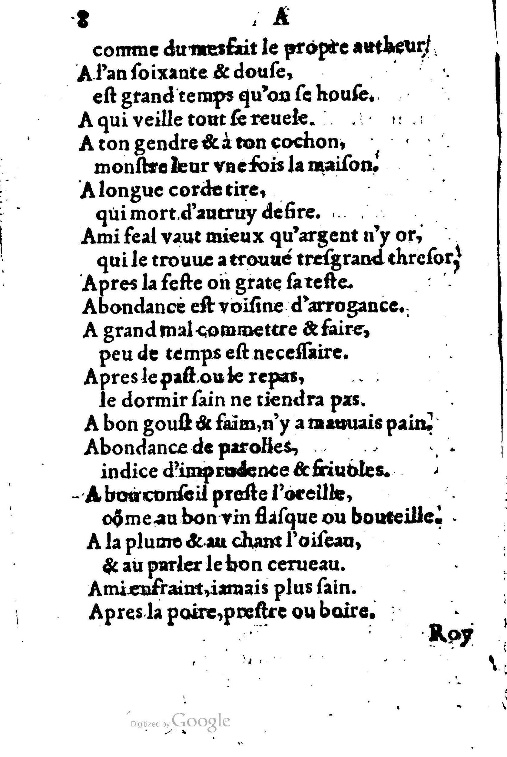 1578 - Nicolas Lescuyer - Trésor des sentences dorées - UGent
