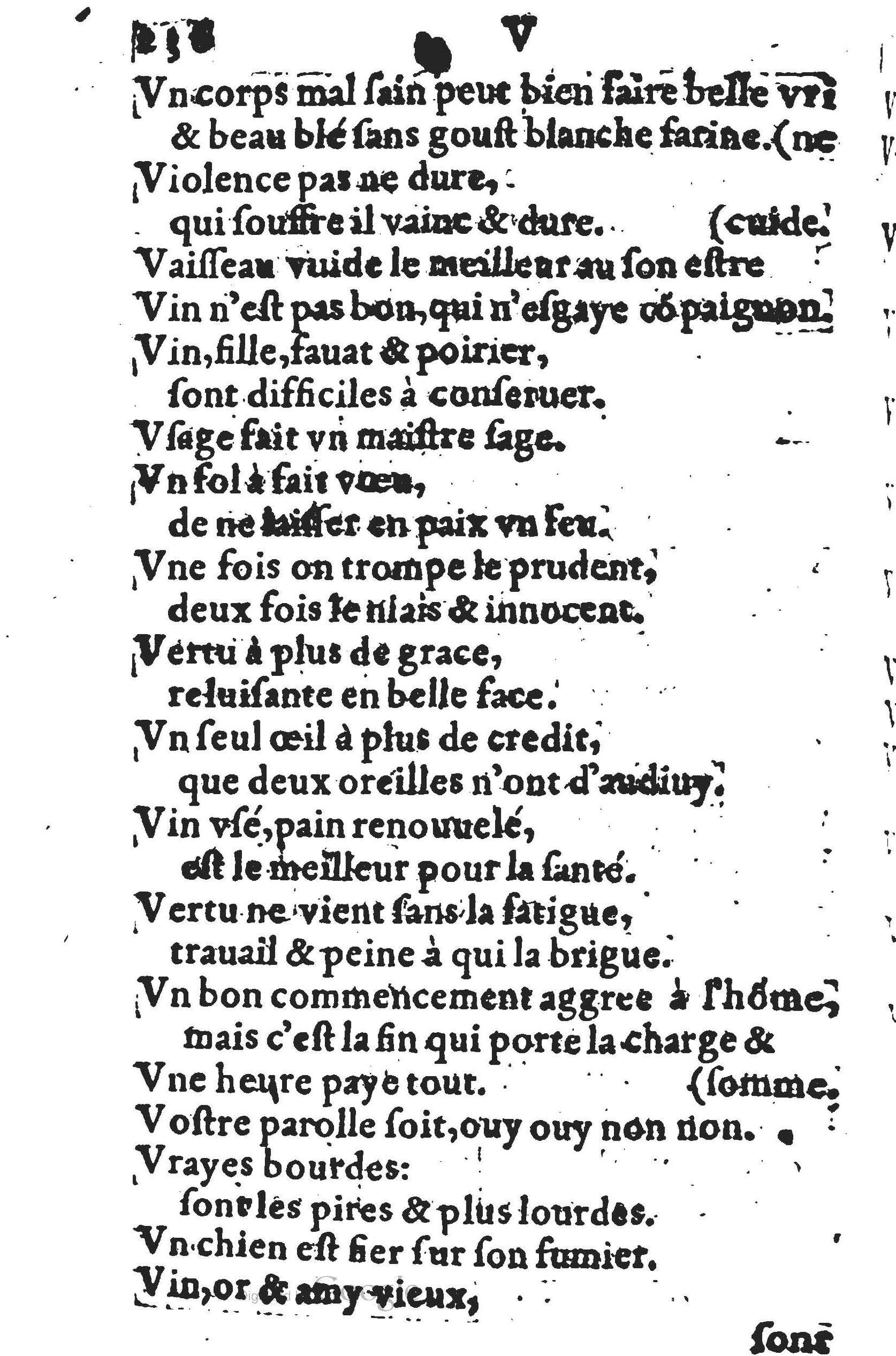 1578 - Nicolas Lescuyer - Trésor des sentences dorées - UGent