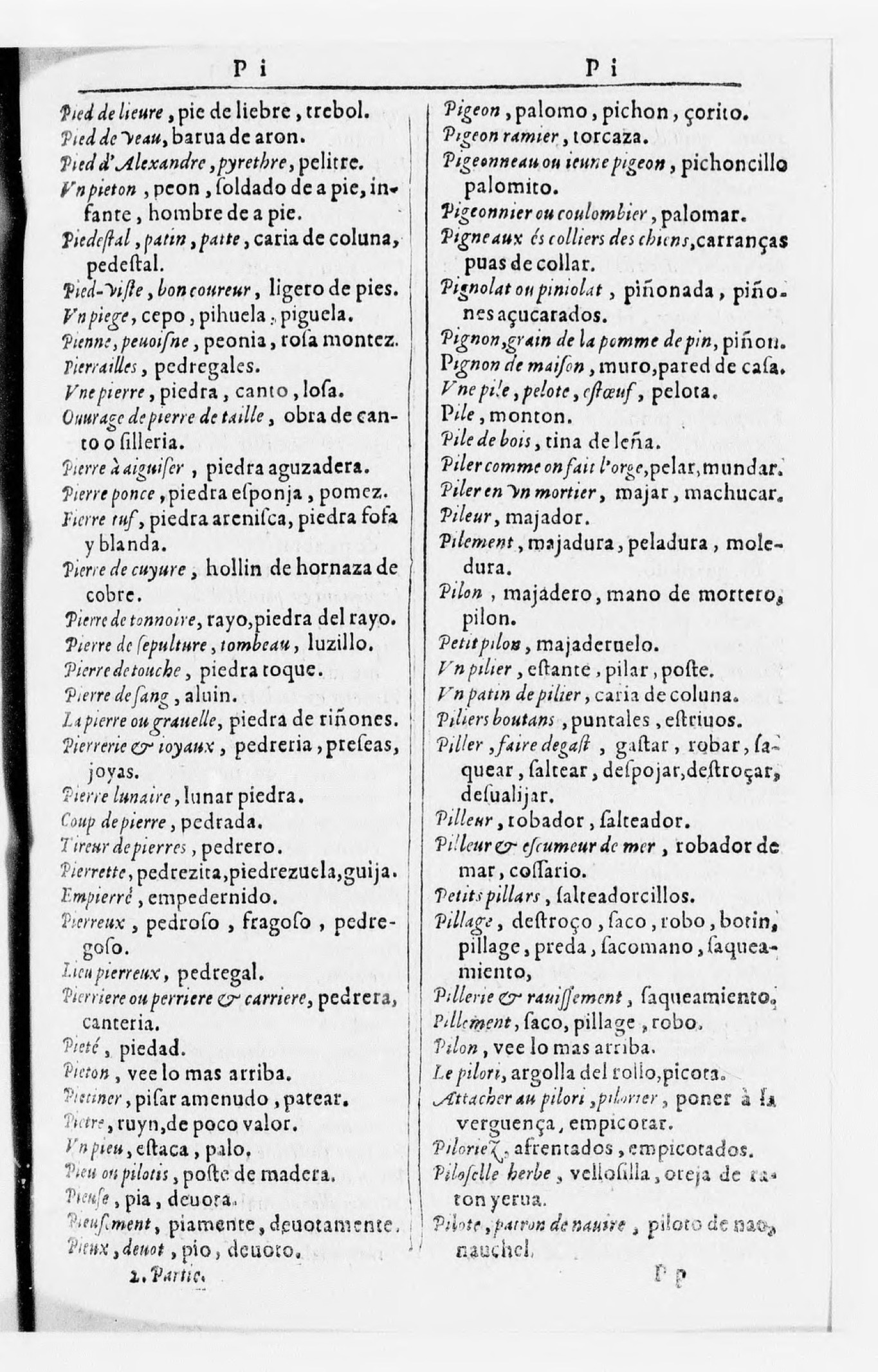 1616 - Veuve Marc Orry - Trésor des deux langues espagnole et française (Seconde partie) - BnF 1616 - Veuve Marc Orry - Trésor des deux langues espagnole et française (Seconde partie) - BnF