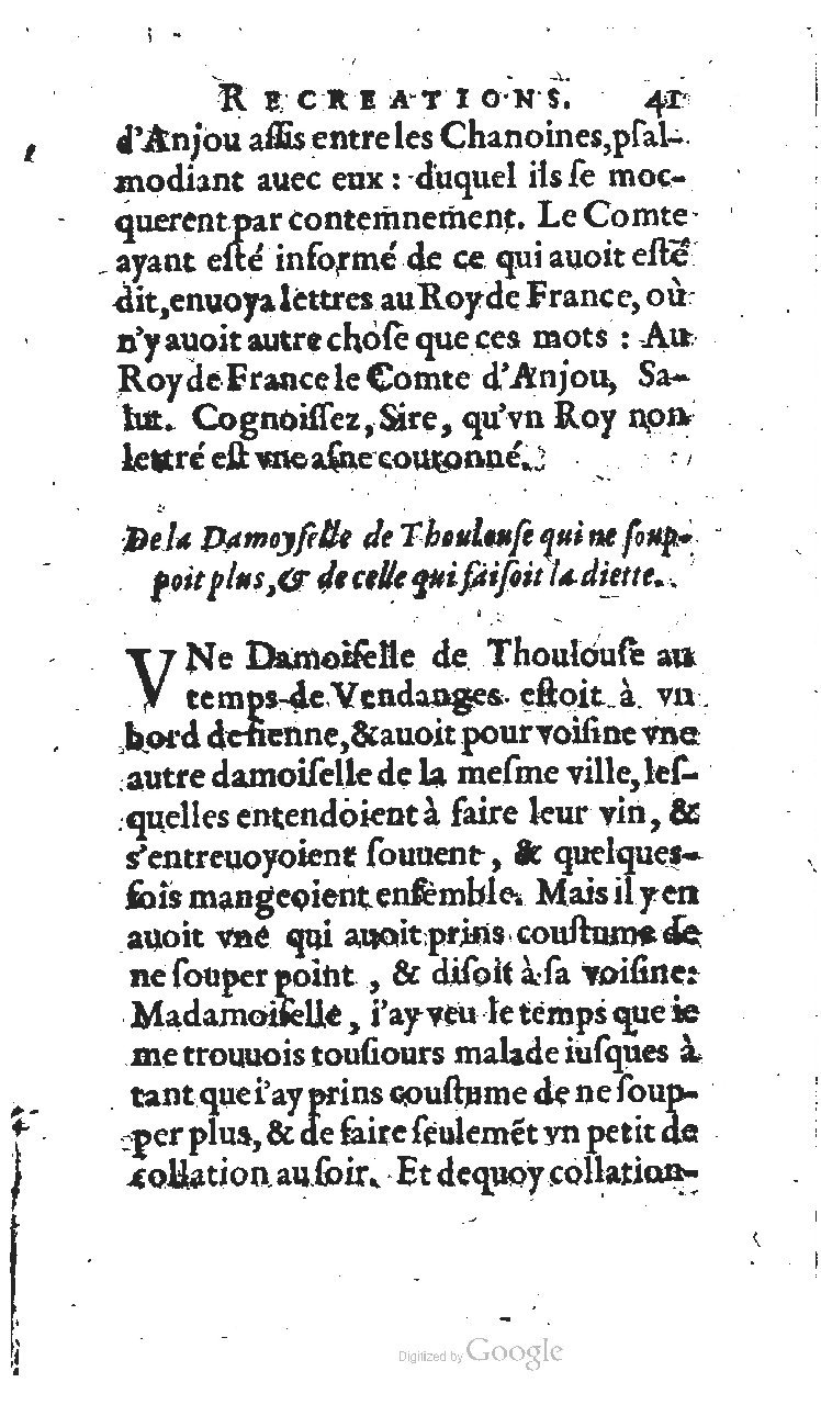 1627 - Jean Delamare - Trésor des récréations - BSB Munich 1627 - Jean Delamare - Trésor des récréations - BSB Munich