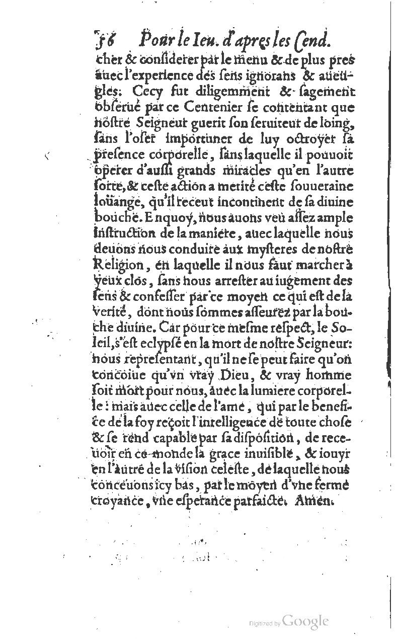 1607 - Nicolas Du Fossé - Trésor quadragésimal - T 01 - BM Lyon