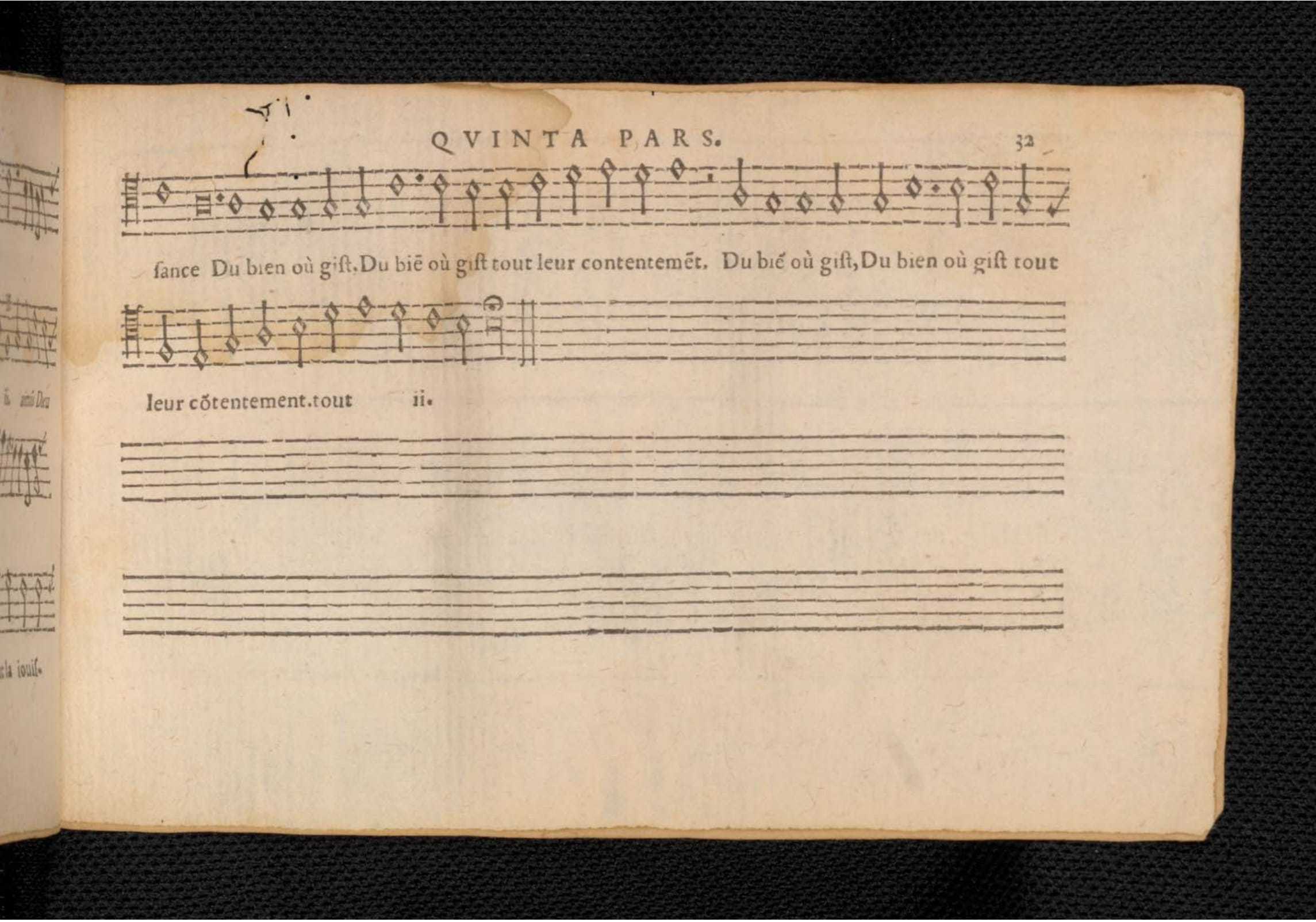 1576 - [Pierre de Saint-André] - Trésor de musique d’Orlande de Lassus Quinta et Sexta pars - KBR Bruxelles