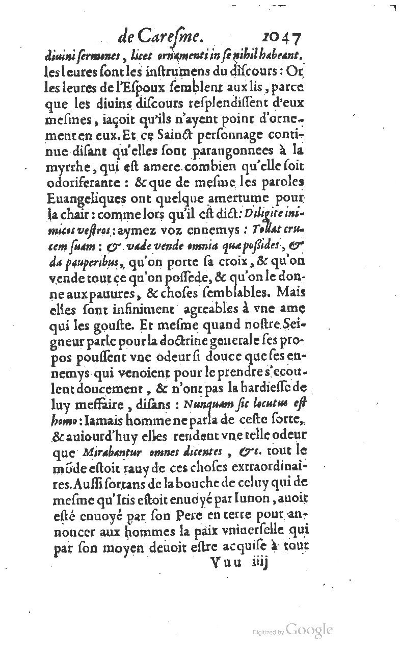 1607 - Nicolas Du Fossé - Trésor quadragésimal - T 01 - BM Lyon