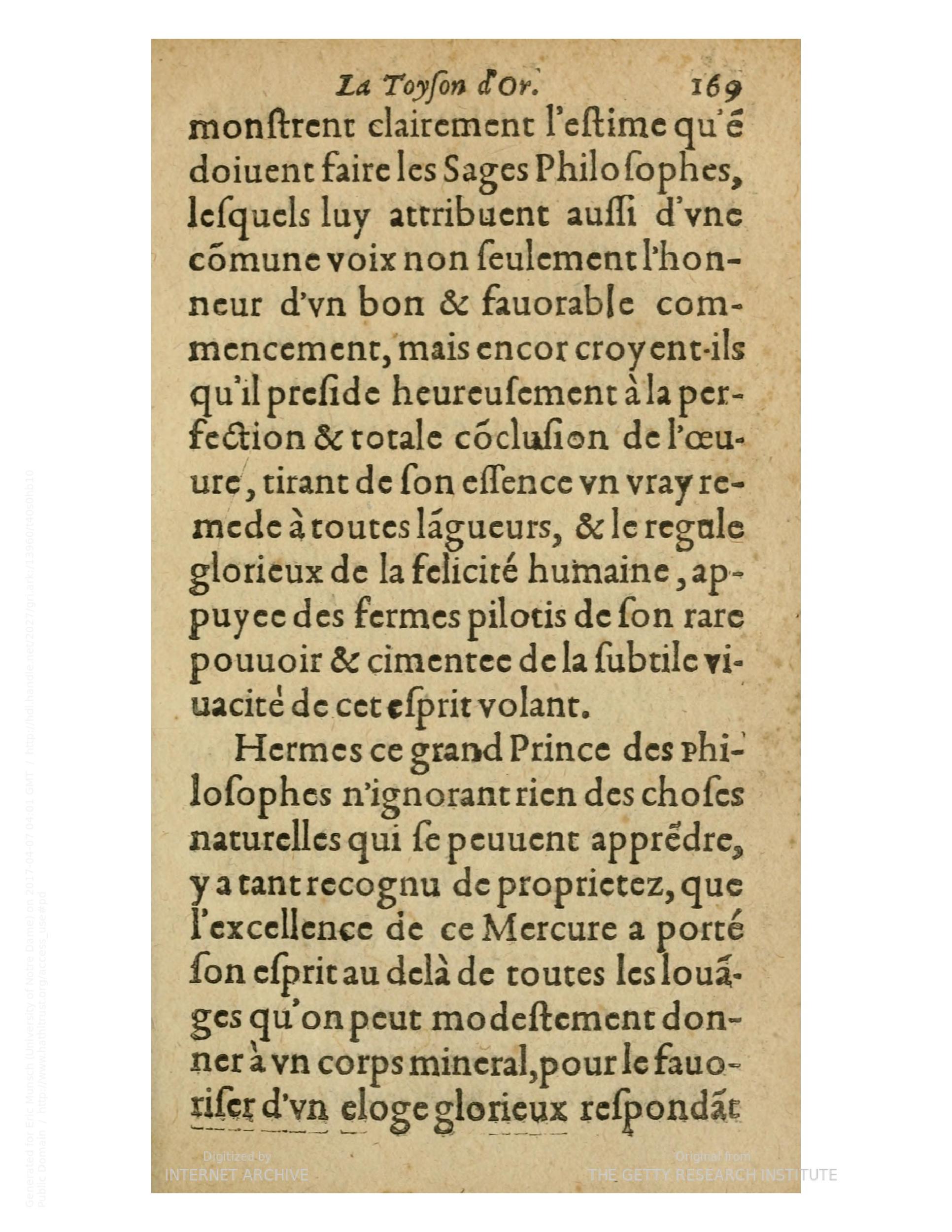 1612 - Charles Sevestre - Toison d’or ou la fleur des trésors - Getty Research Institute