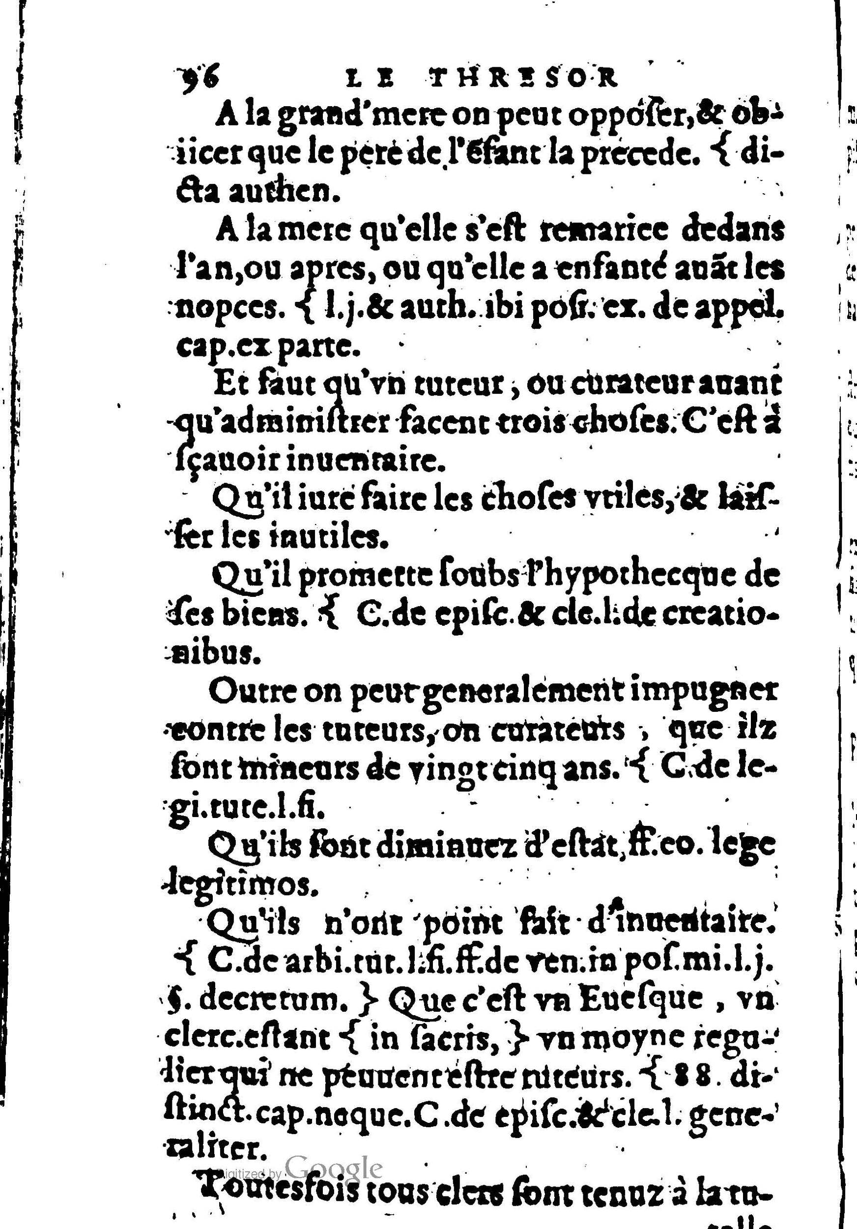1605 - Pierre Rigaud - Trésor de pratique pour les juges - BM Lyon