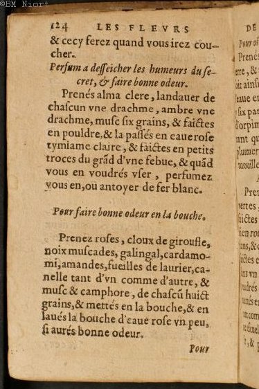 1586 - Benoît Rigaud - Trésor des fleurs et secrets de médecine - Université Paris Cité