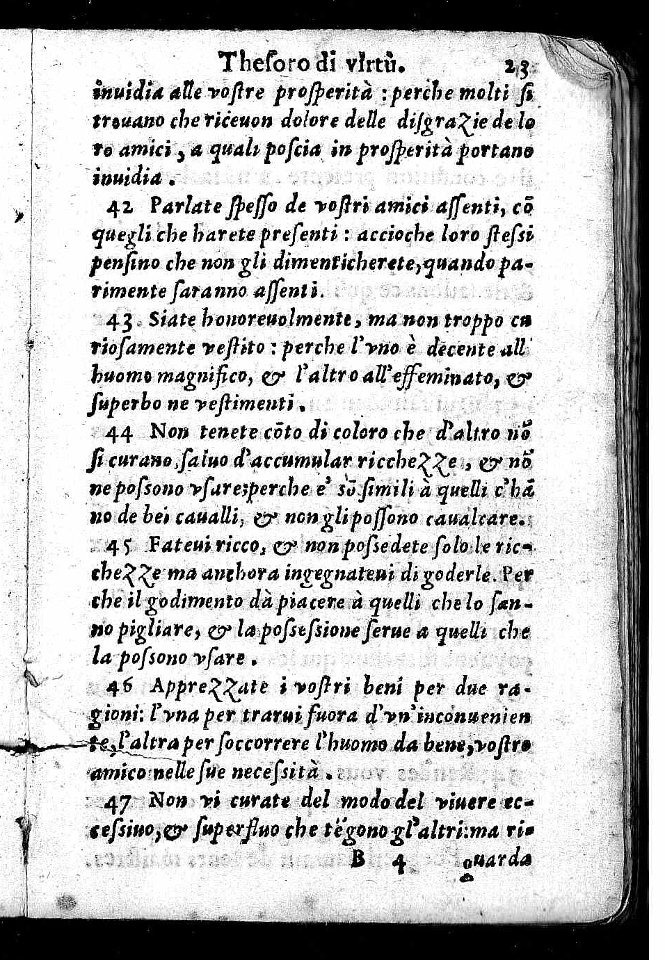 1592 - Giorgio Marescotti - Trésor de vertu - Arezzo 1592 - Giorgio Marescotti - Trésor de vertu - Arezzo