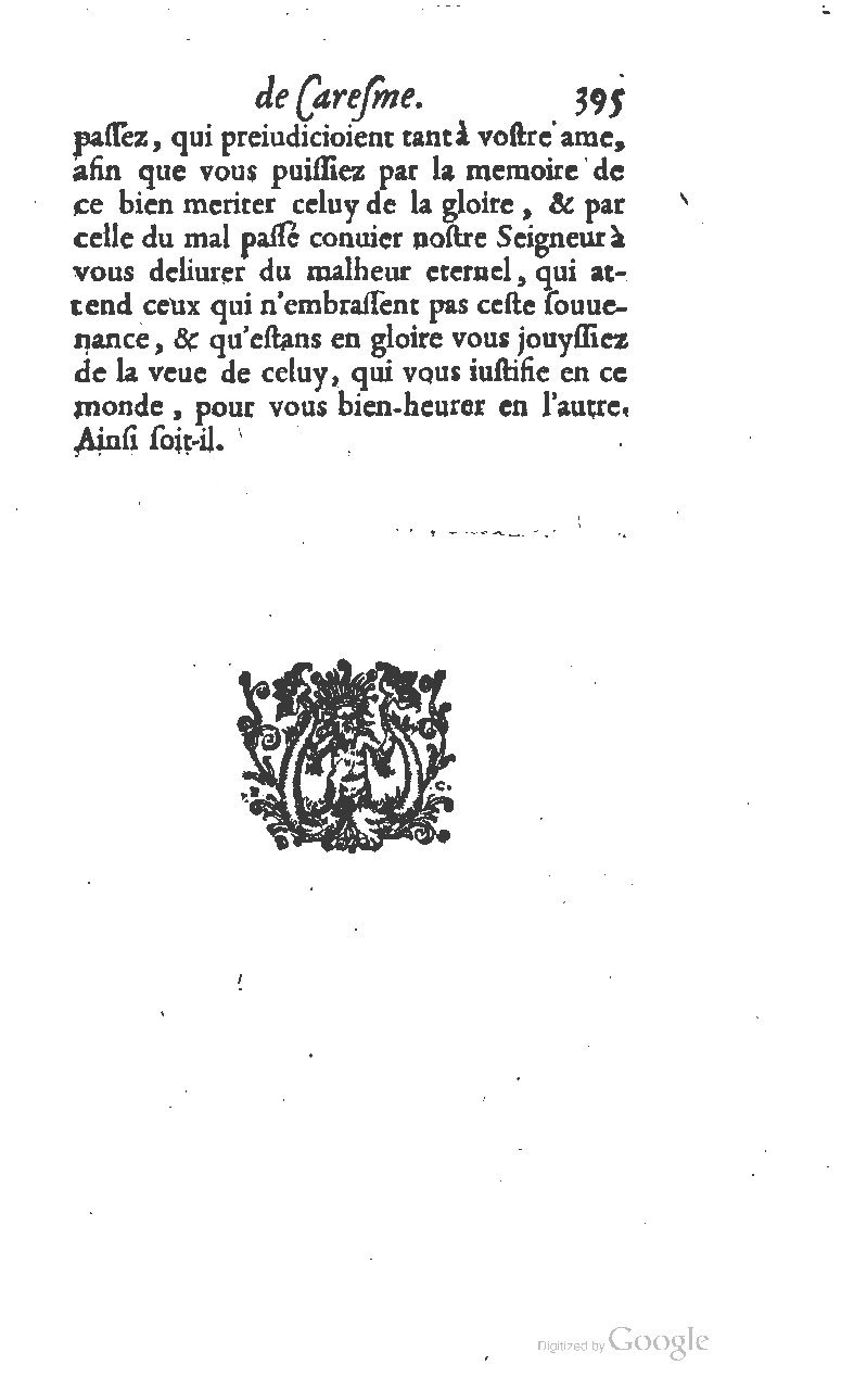 1607 - Nicolas Du Fossé - Trésor quadragésimal - T 01 - BM Lyon