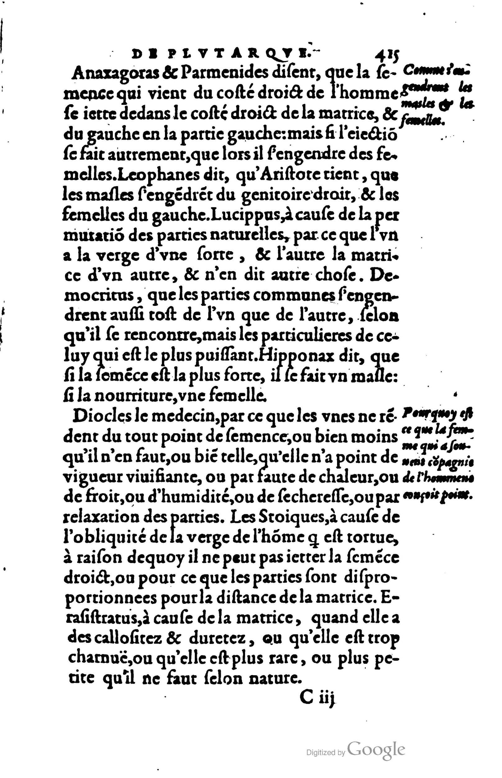 1578 - Jean Poupy - Trésor des morales de Plutarque - BSB Munich