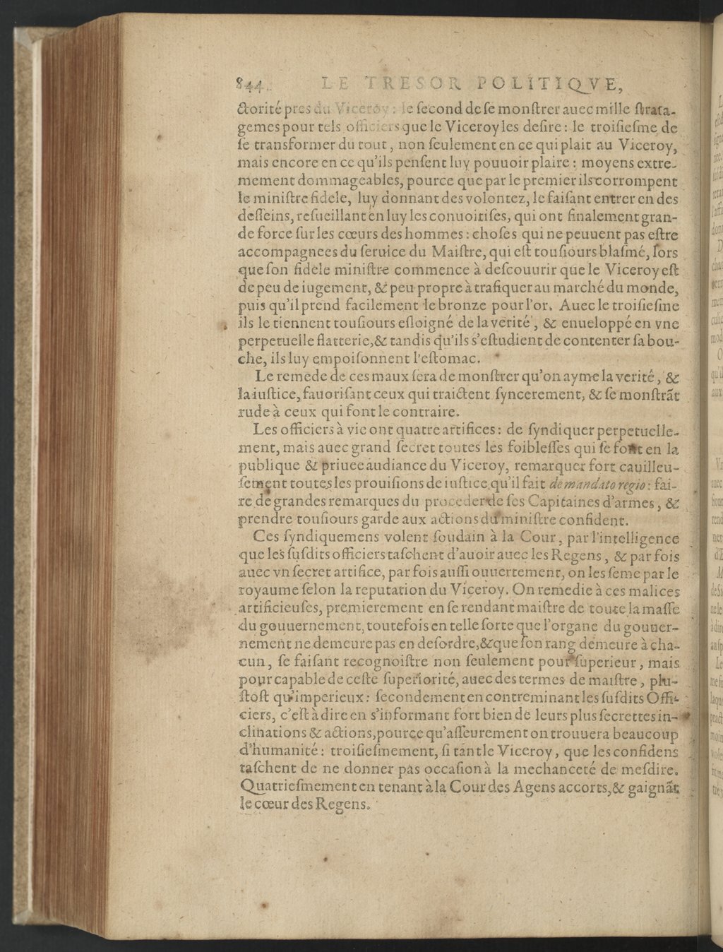 1608 - Nicolas Du Fossé - Trésor politique - BnF Tolbiac