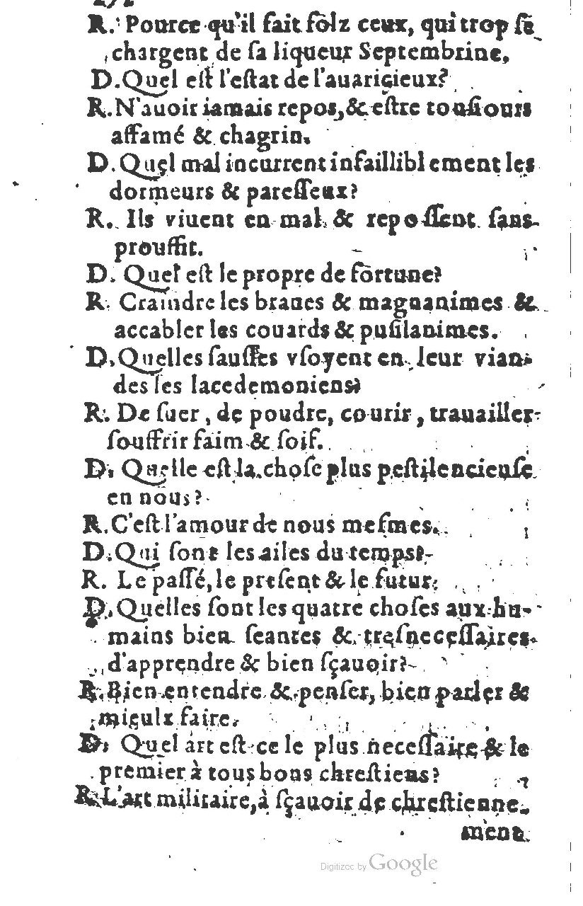 1581 - Nicolas Bonfons  - Trésor des sentences dorées - Princeton
