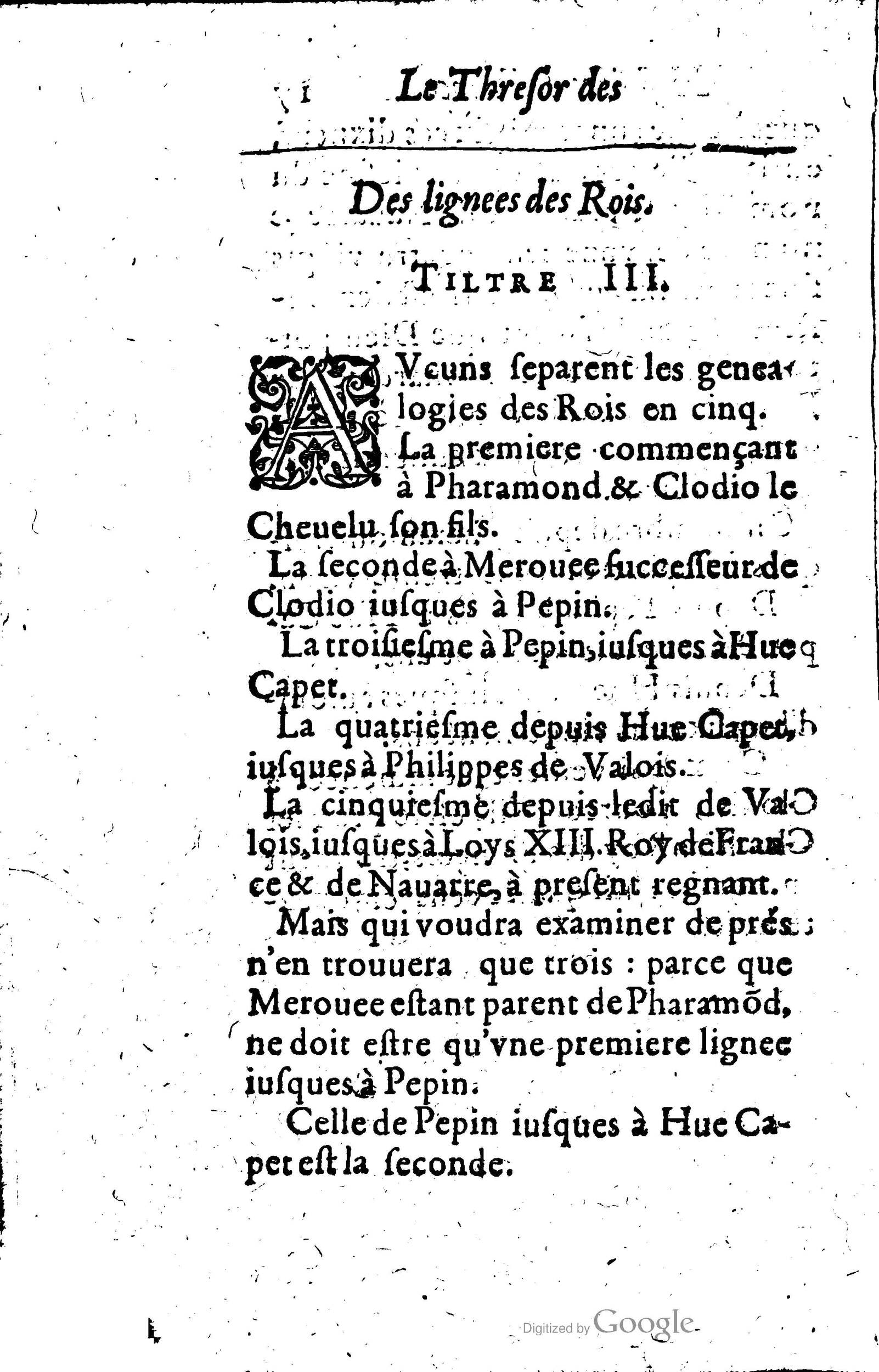 1619 - Jean Corrozet - Trésor des histoires de France - Anvers Musée Plantin-Moretus