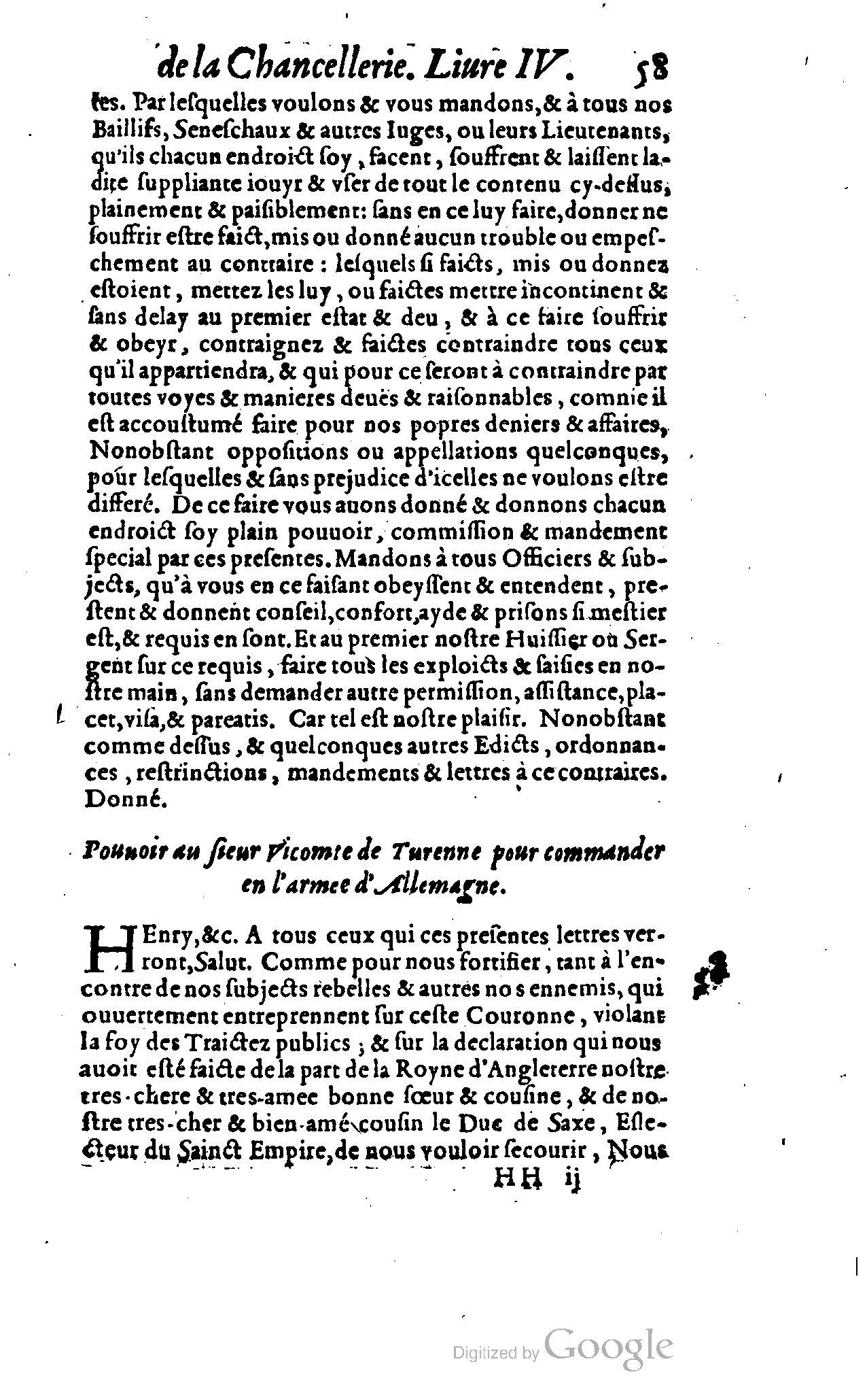 1614 - Jean Richer - Trésor du nouveau style et protocole de la chancellerie de France - BSB Munich