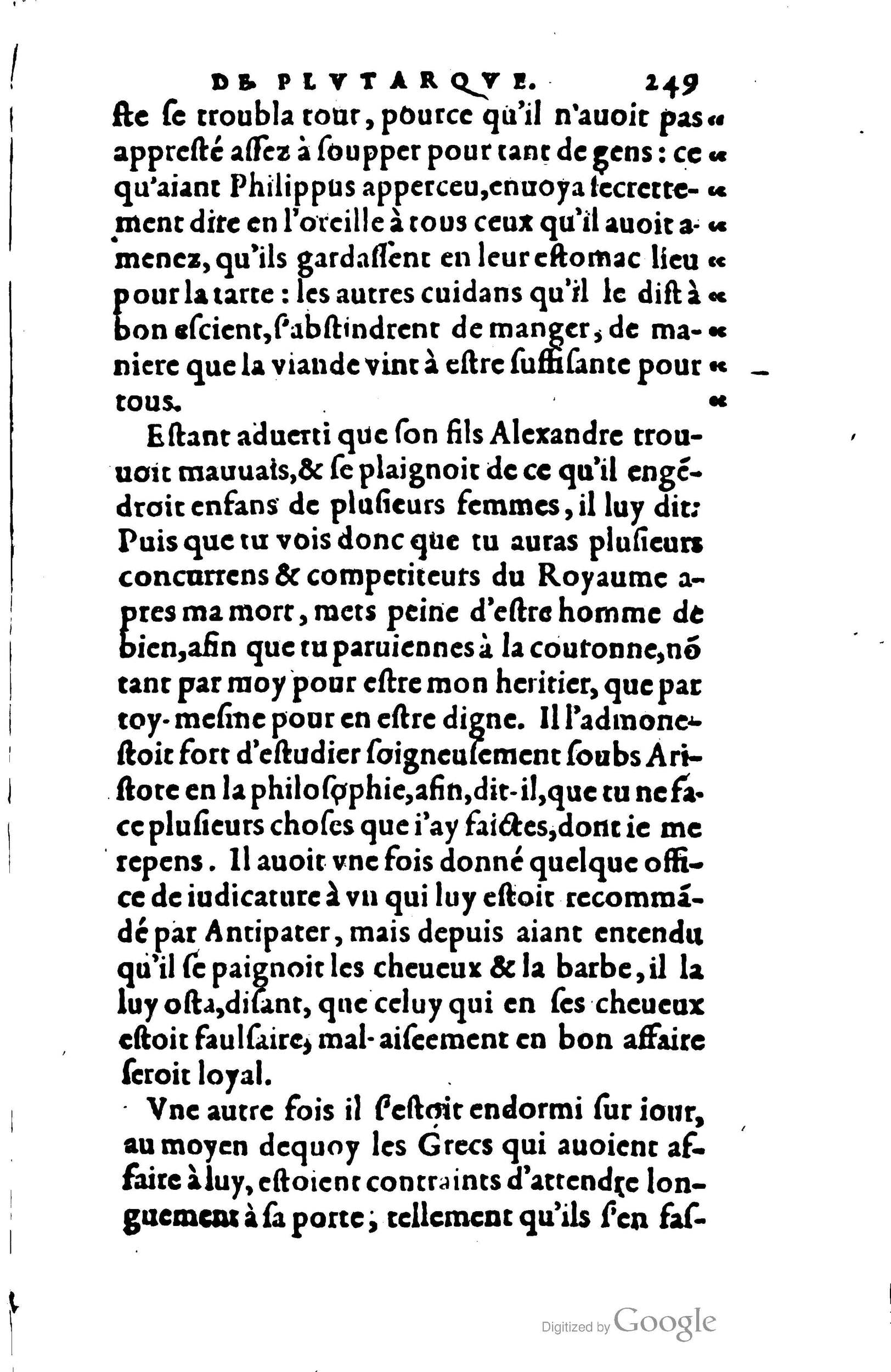 1578 - Jean Poupy - Trésor des morales de Plutarque - BSB Munich