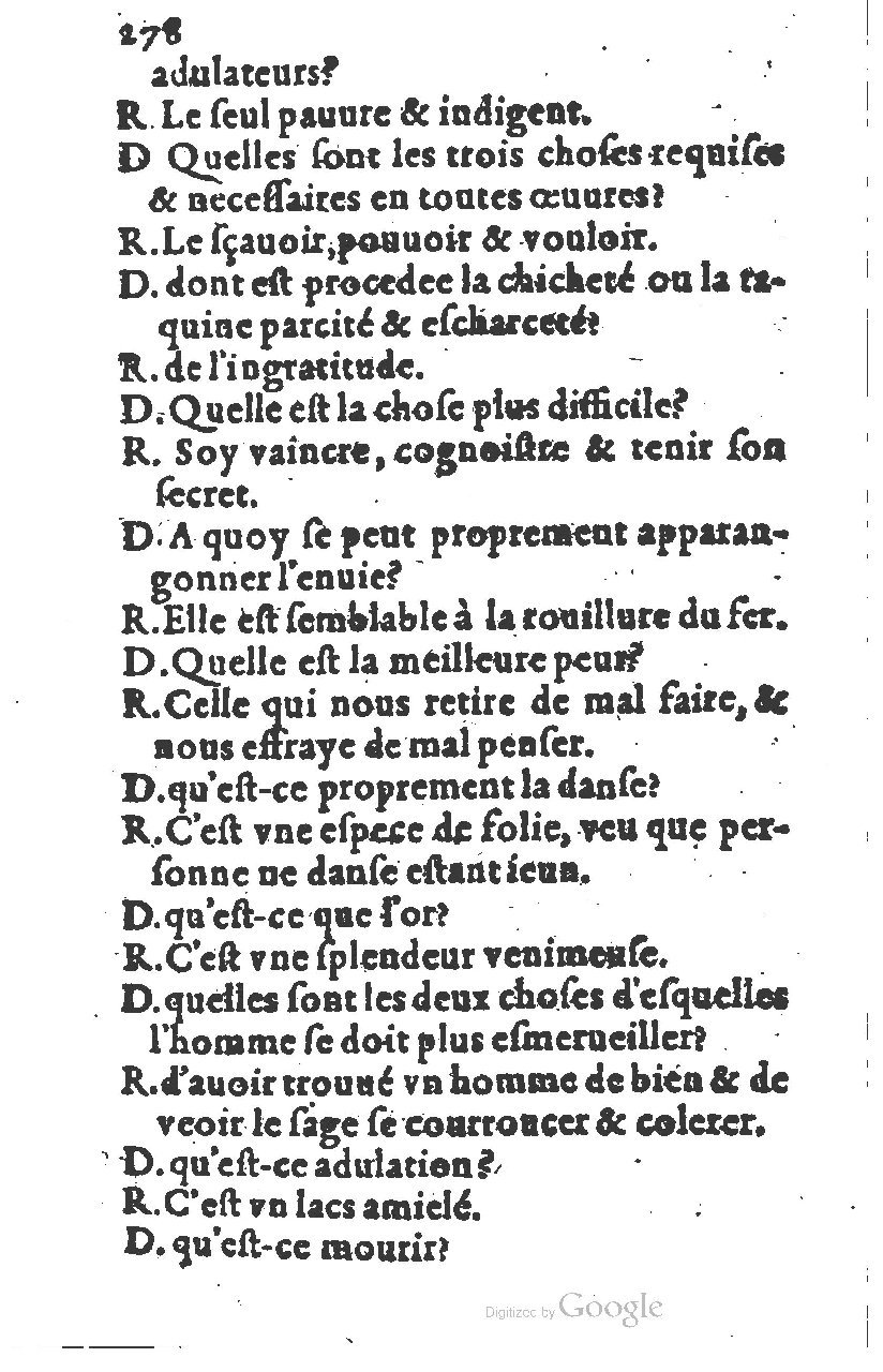 1581 - Nicolas Bonfons  - Trésor des sentences dorées - Princeton