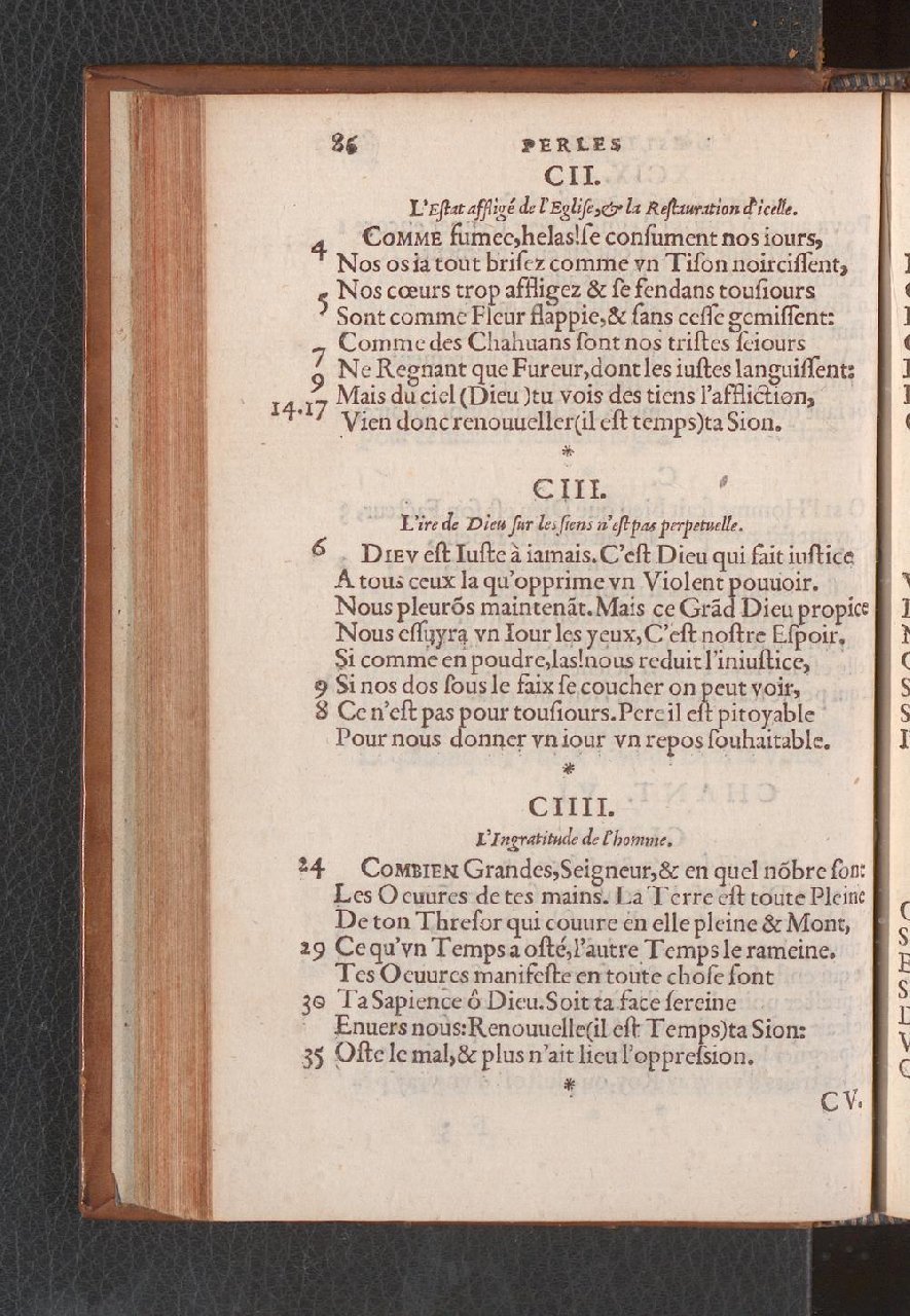 1577 - Jean de Laon - Trésor des 150 psaumes de David - Genève