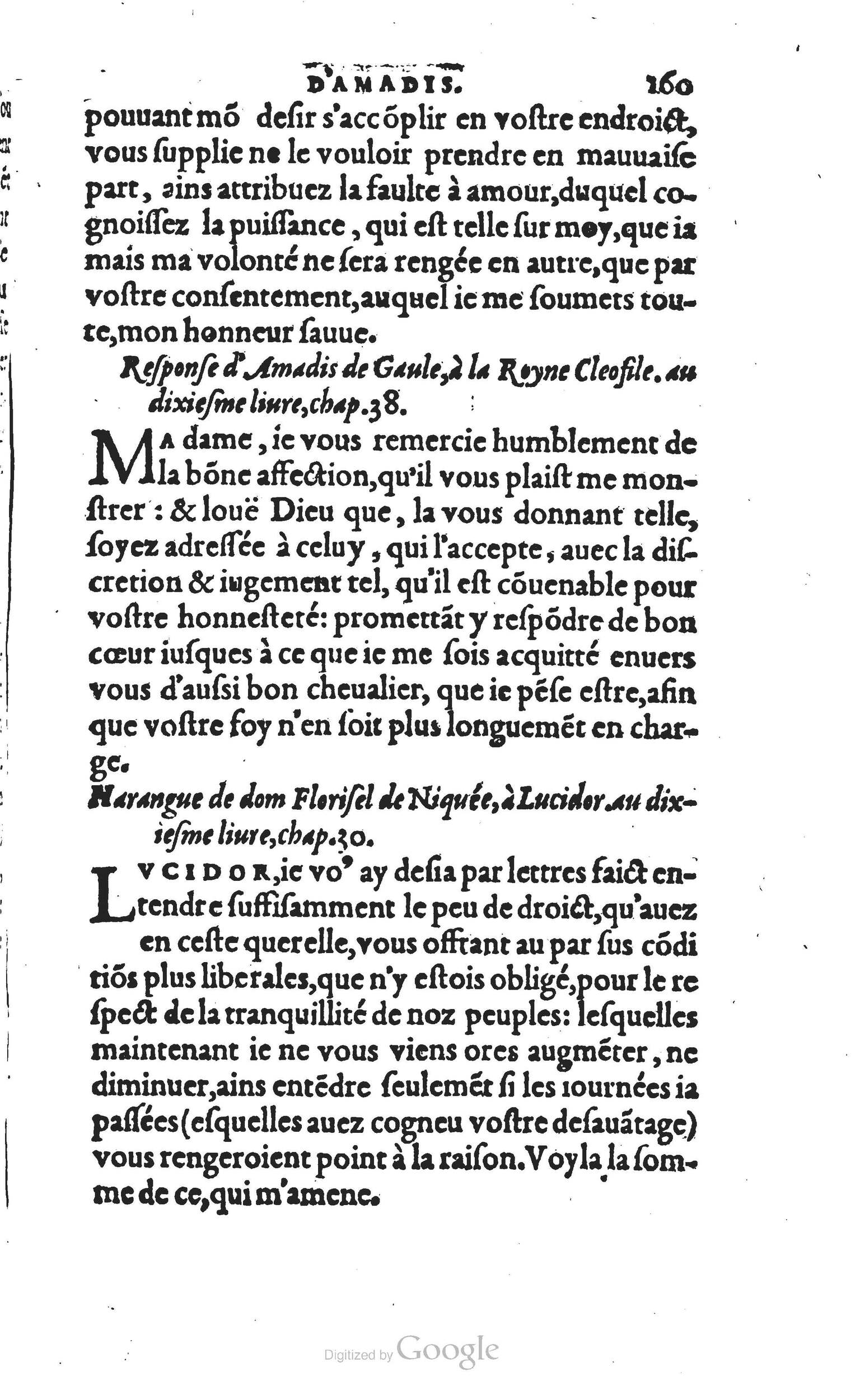1560 - Vincent Sertenas et Gilles Robinot - Trésor des Amadis - British Library