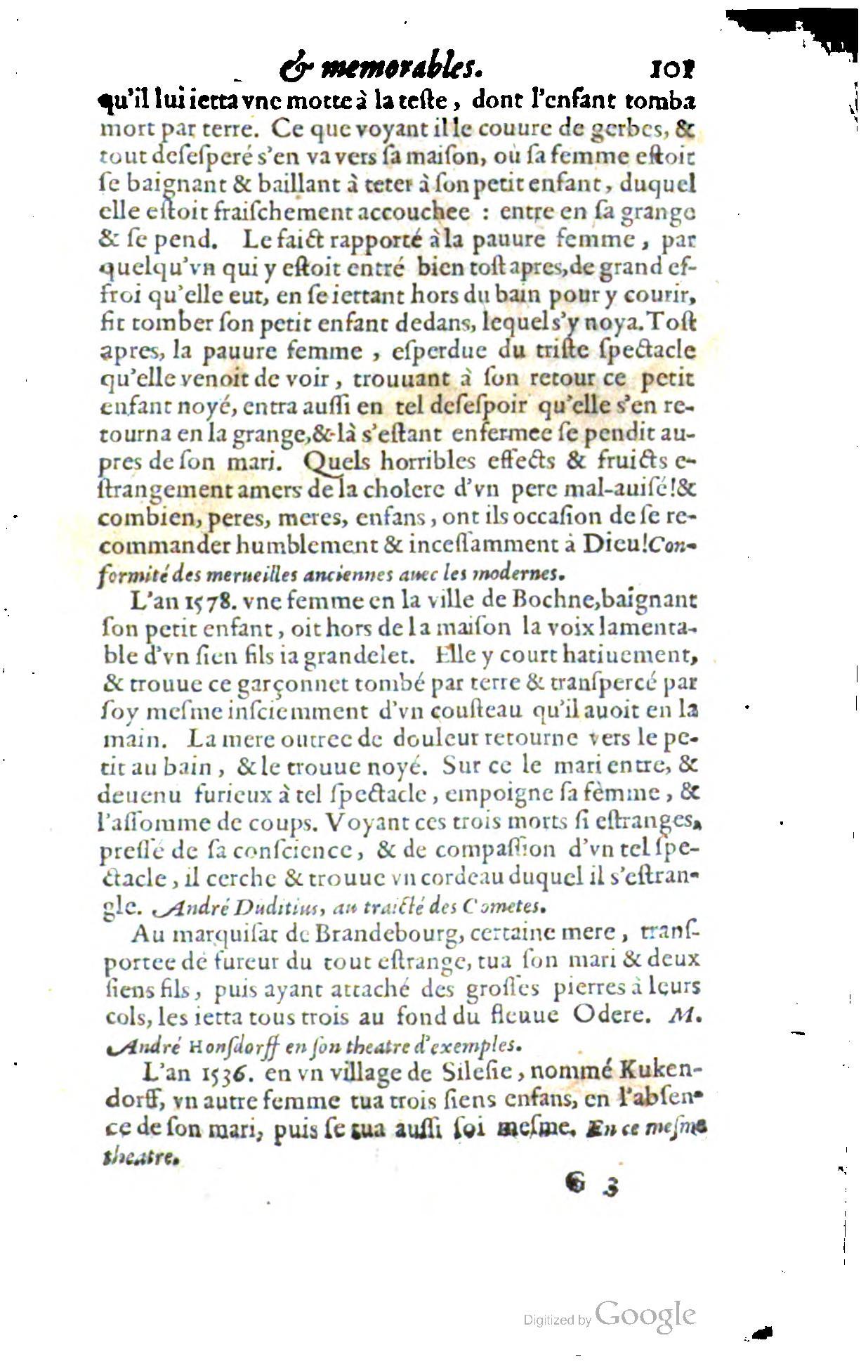 1620 - Samuel Crespin - Trésor d’histoires admirables et mémorables - BCU Lausanne 1620 - Samuel Crespin - Trésor d’histoires admirables et mémorables - BCU Lausanne