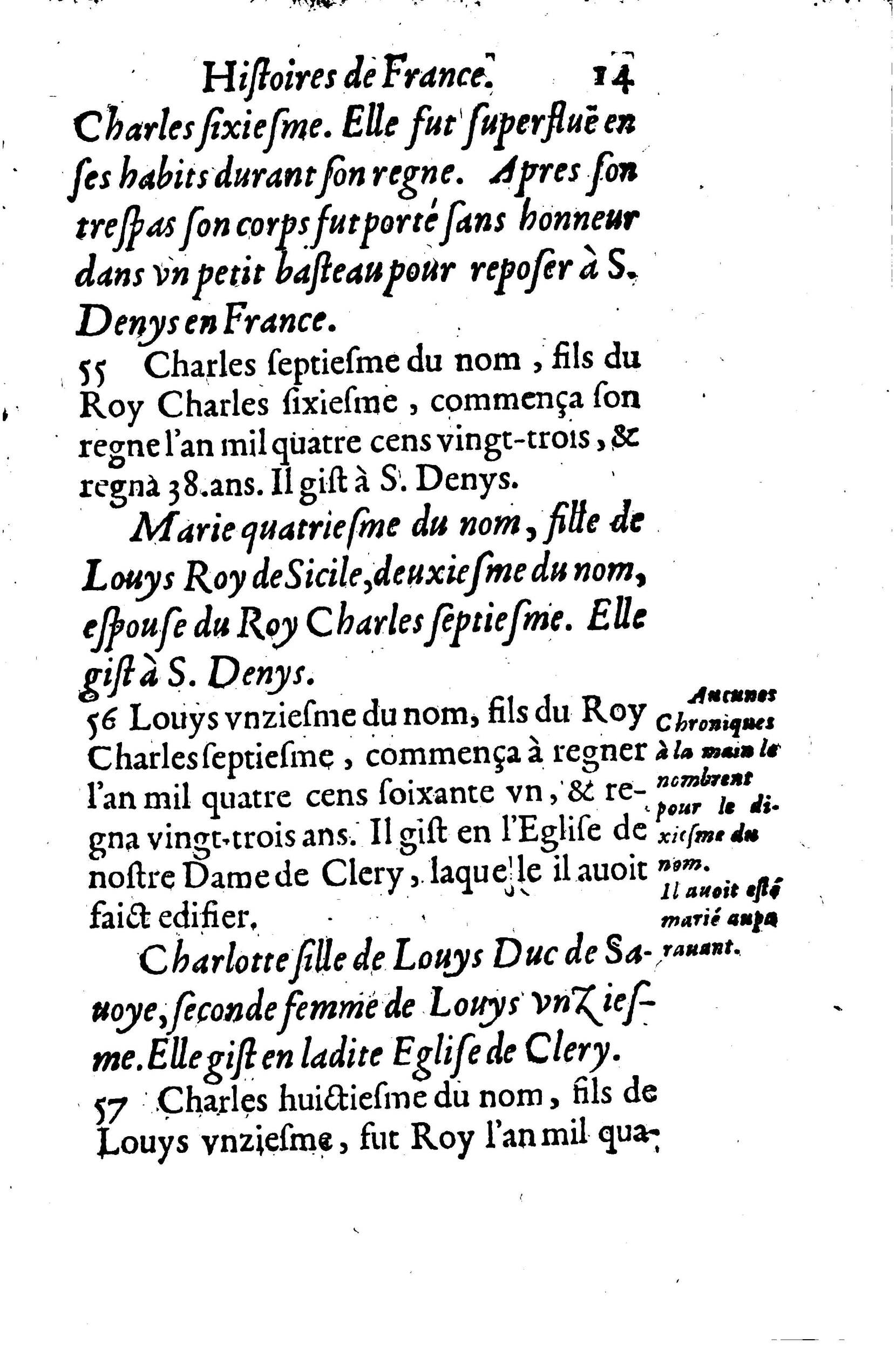 1633 - Jean Corrozet - Trésor des histoires de France - BM Lyon 1633 - Jean Corrozet - Trésor des histoires de France - BM Lyon