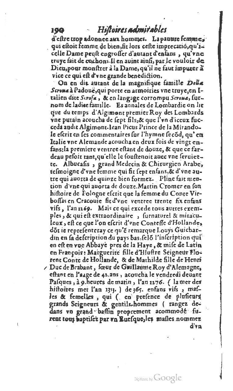 1610 - Paul Marceau - Trésor d’histoires admirables et mémorables - BSB Munich
