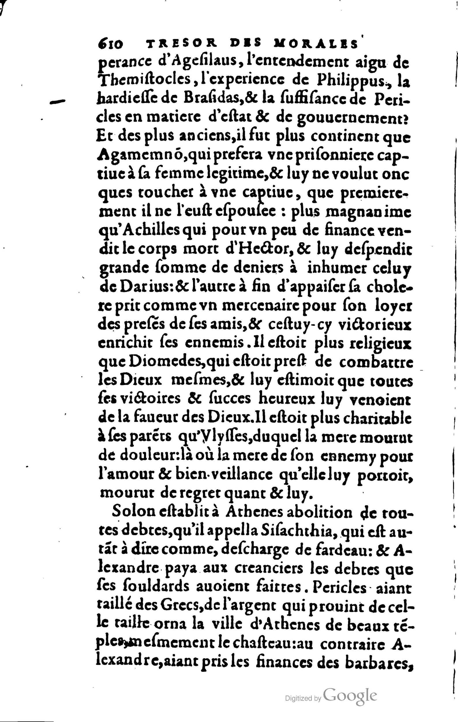 1578 - Jean Poupy - Trésor des morales de Plutarque - BSB Munich
