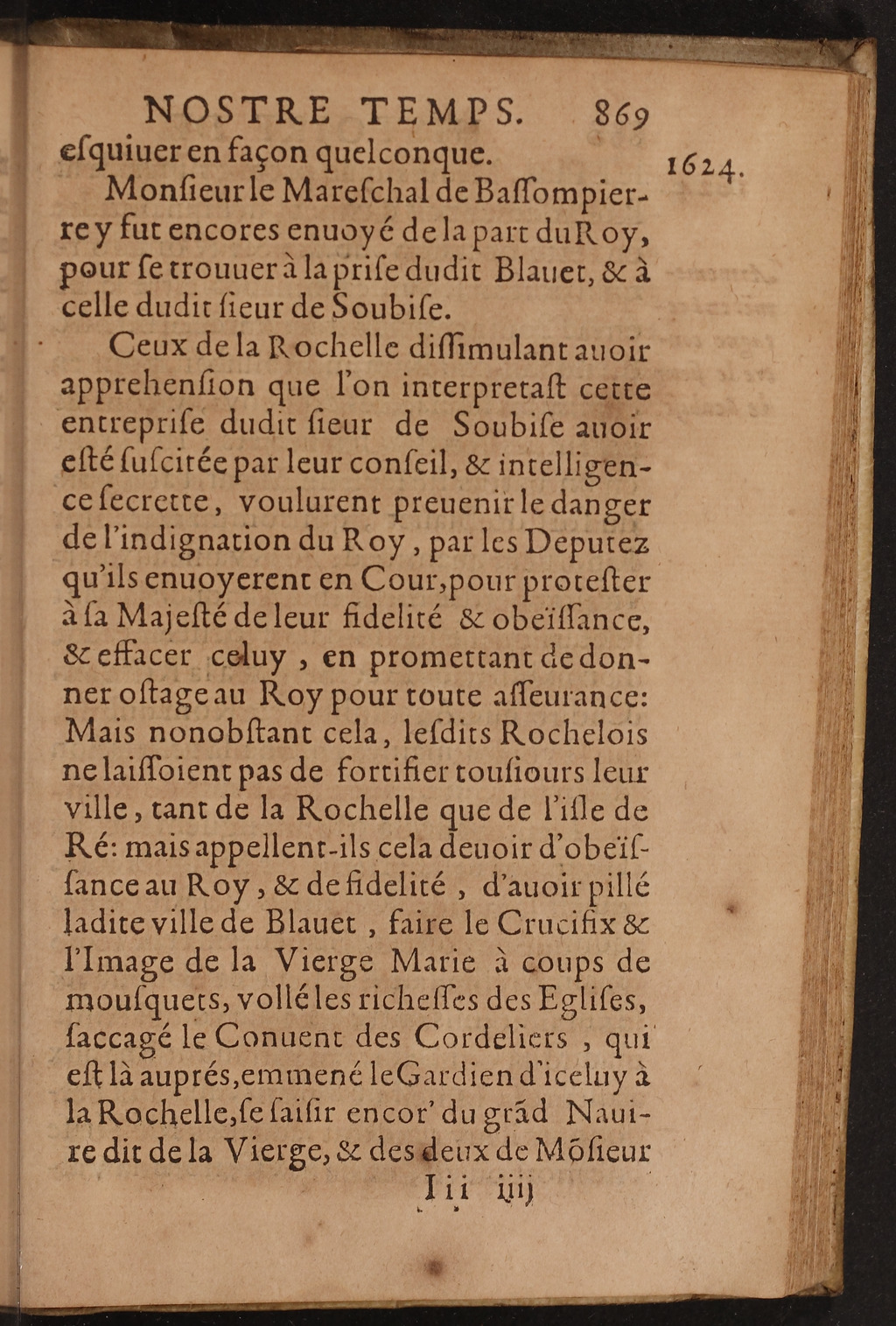 1626 - Joseph Bouillerot - Trésor de l’histoire générale de notre temps - BnF Arsenal