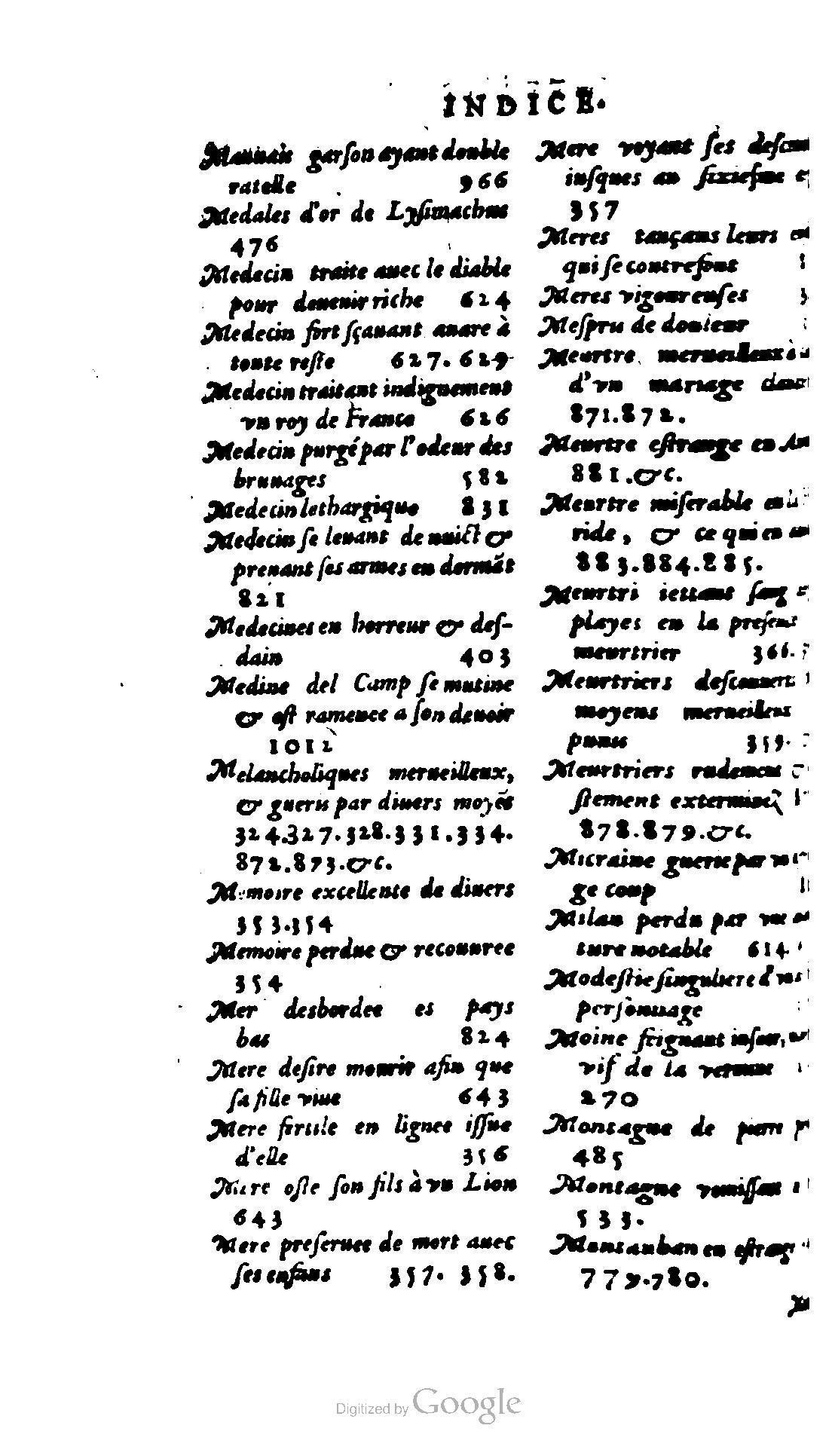 1620 - Samuel Crespin - Trésor d’histoires admirables et mémorables - BCU Lausanne